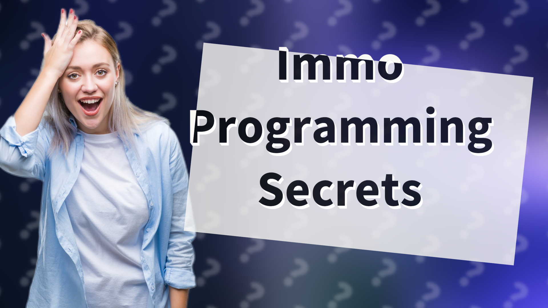 Immo Programming Secrets