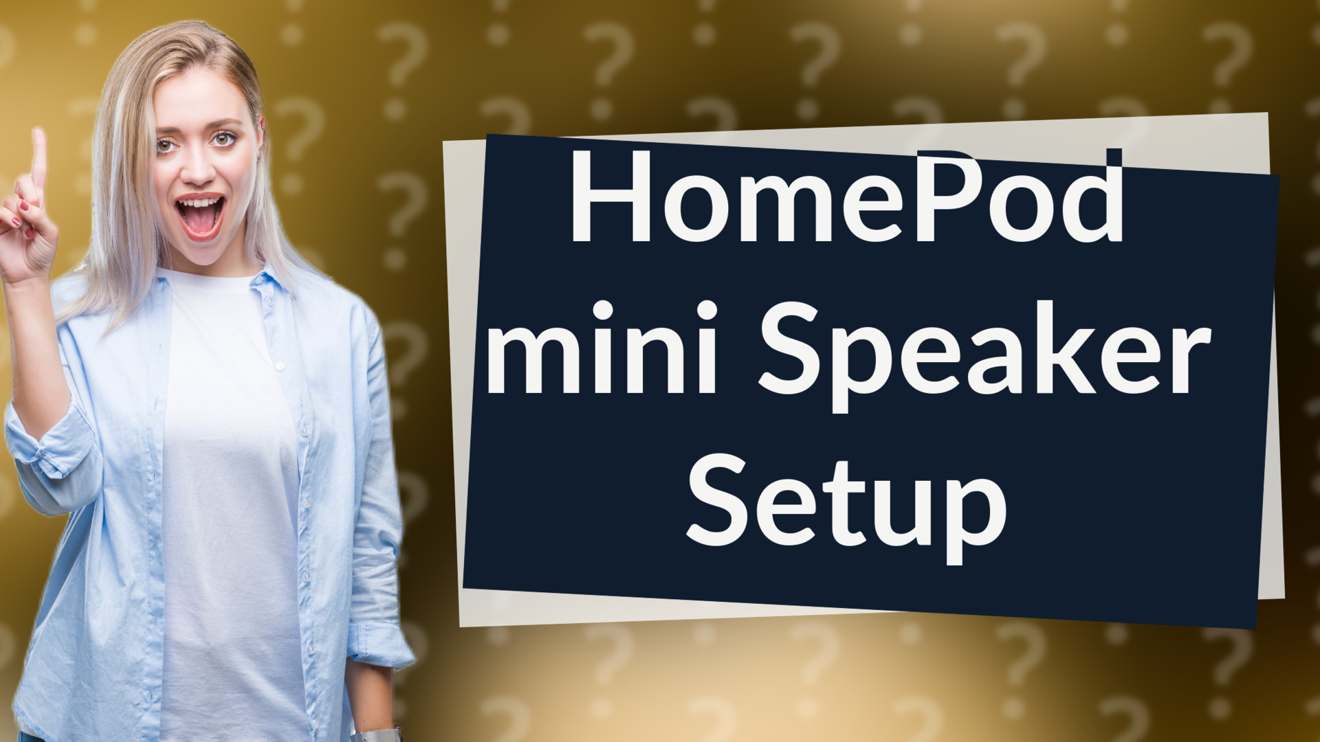 HomePod mini Speaker Setup