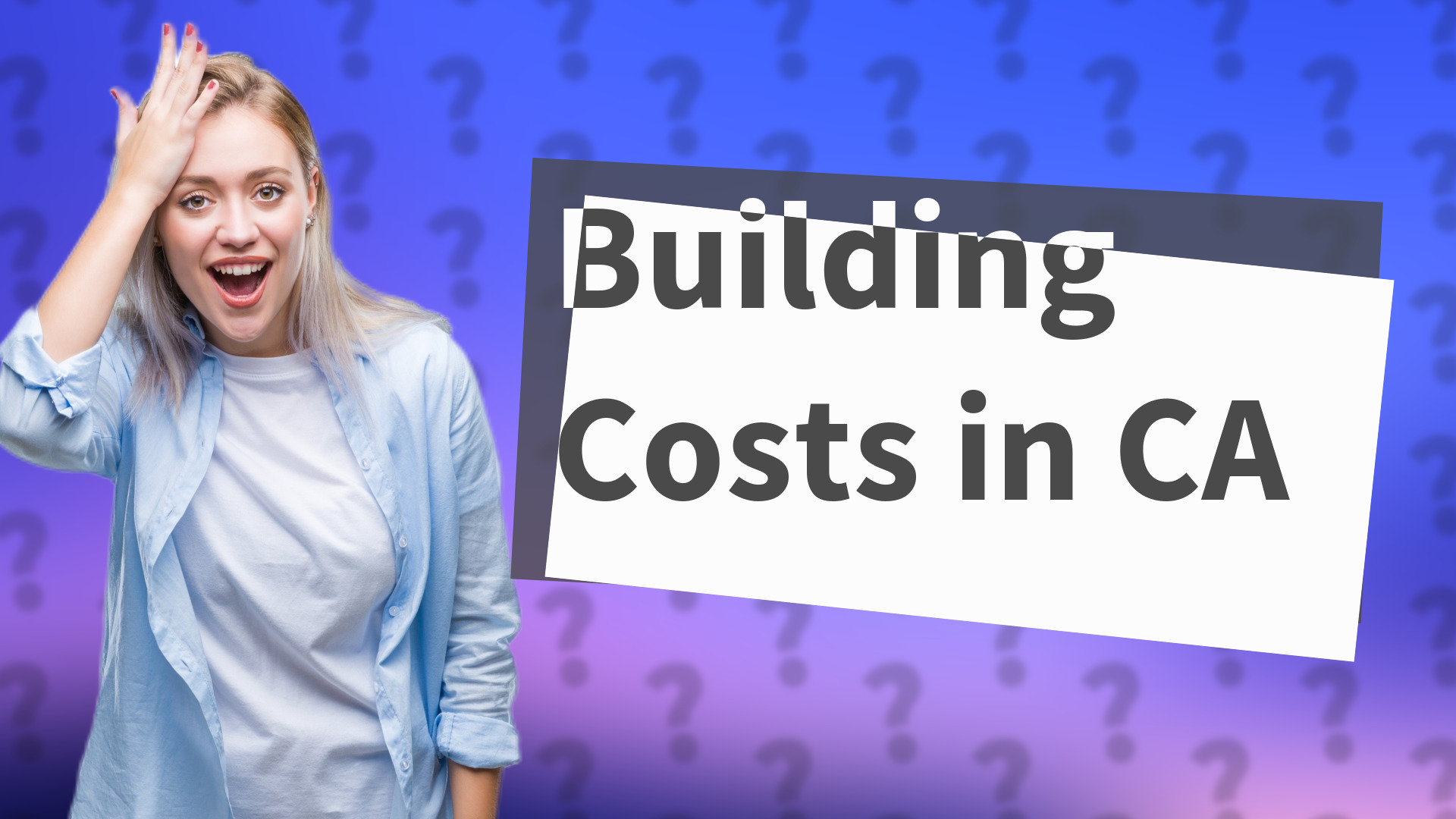 Building Costs in CA