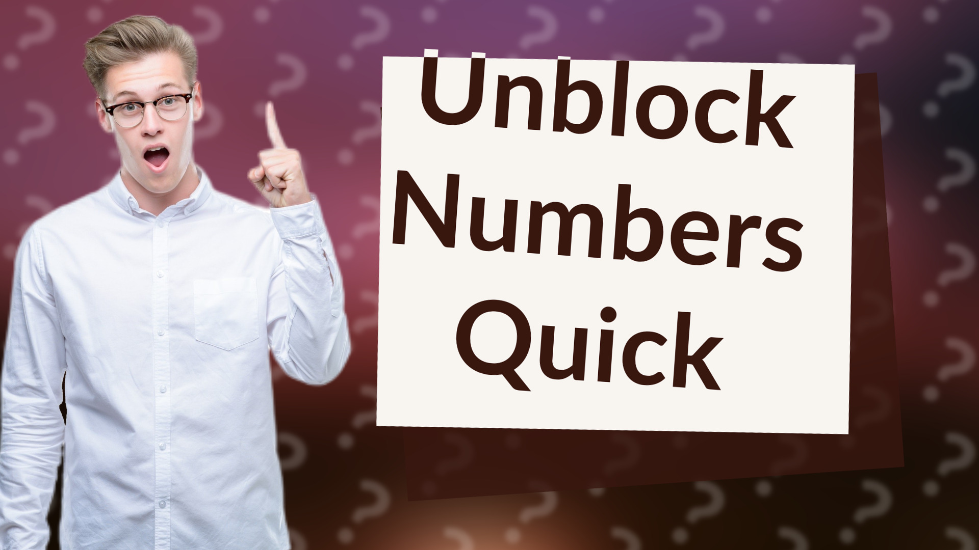 Unblock Numbers Quick