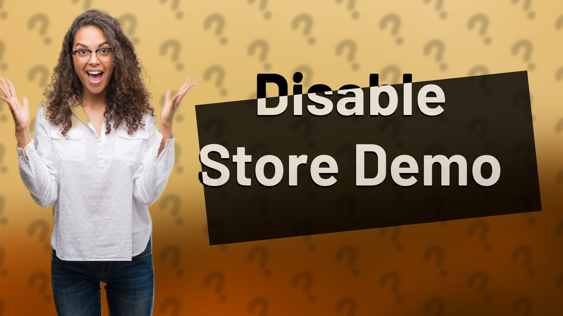Disable Store Demo