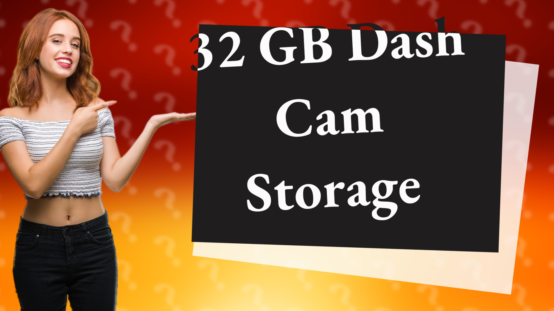 32 GB Dash Cam Storage