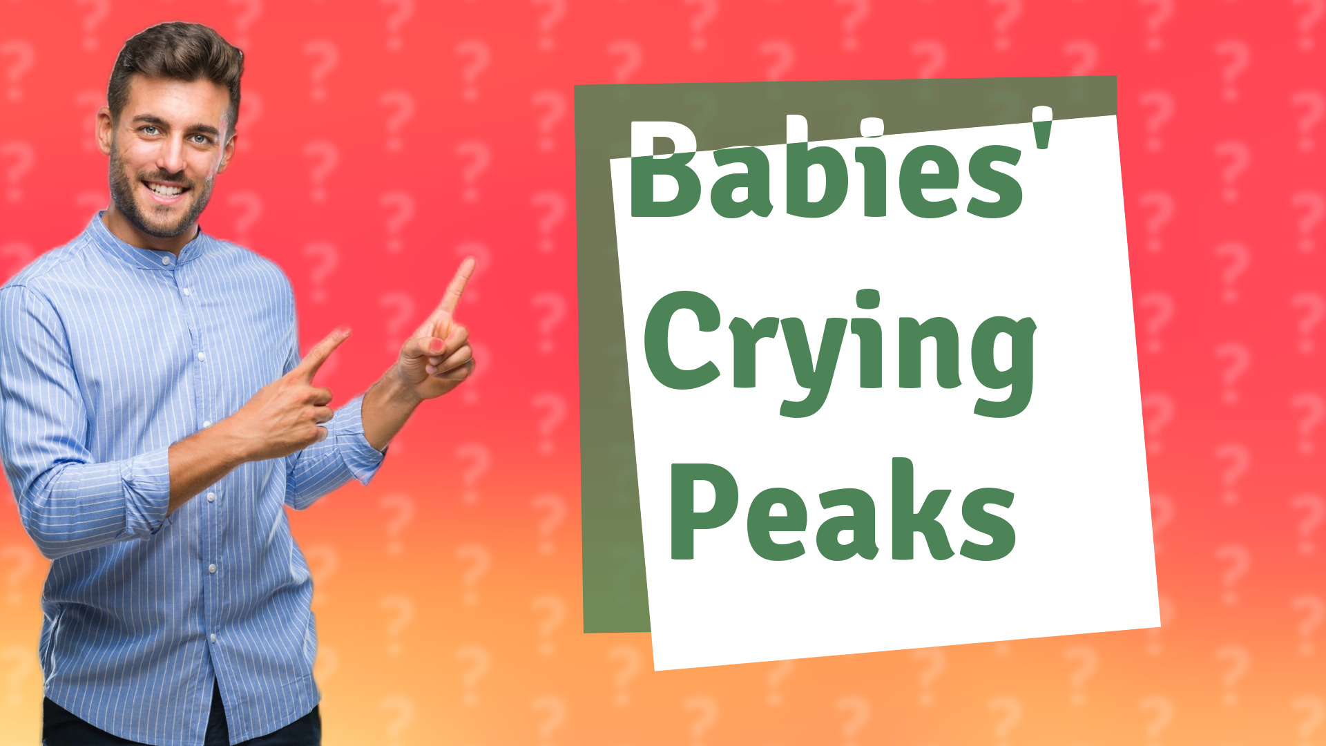 Babies' Crying Peaks