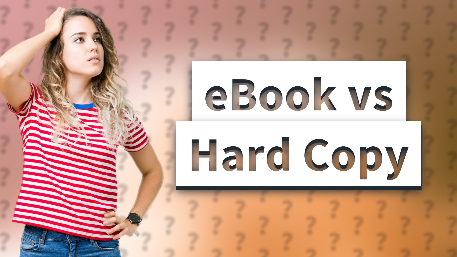 eBook vs Hard Copy