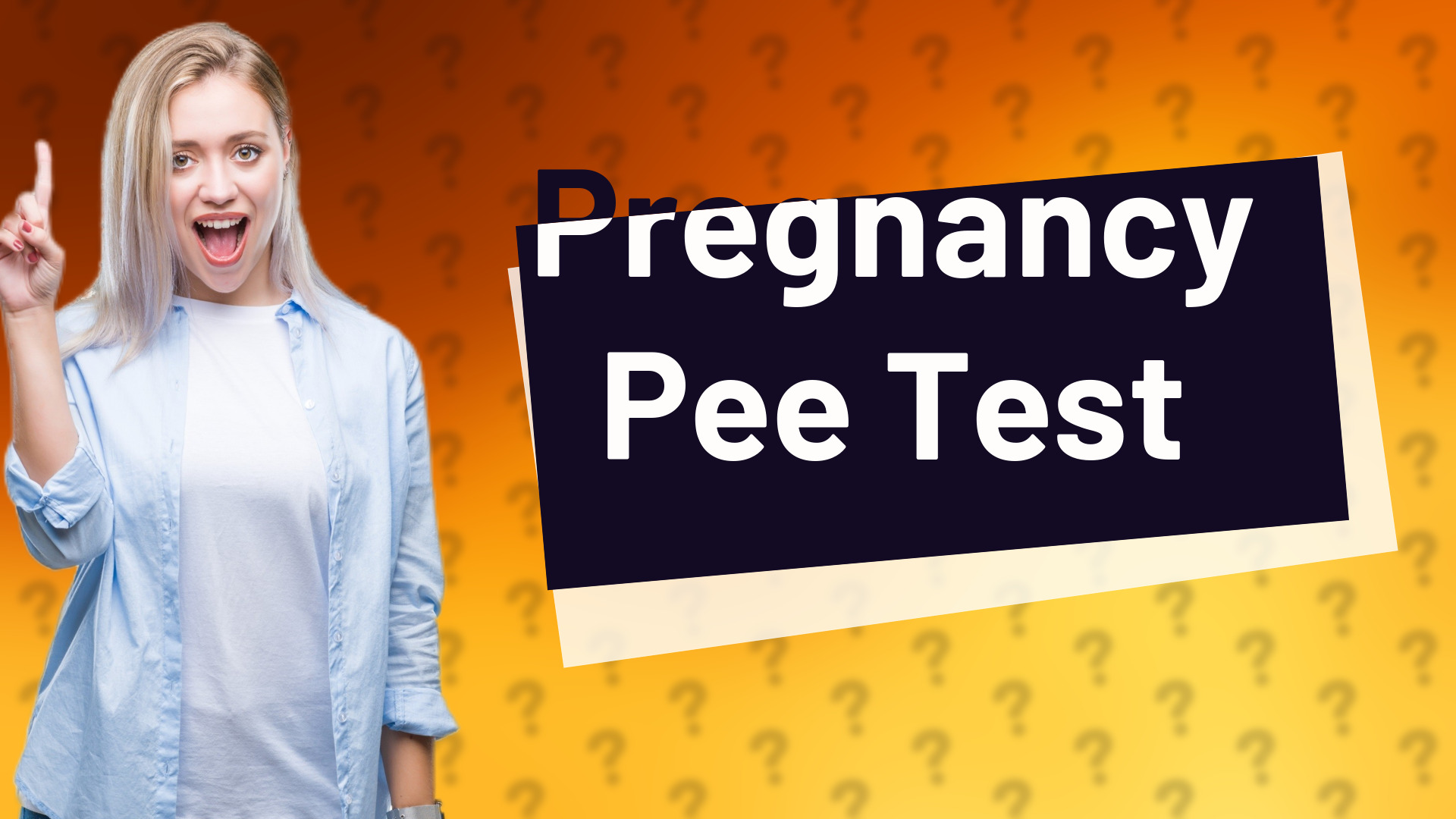 Pregnancy Pee Test
