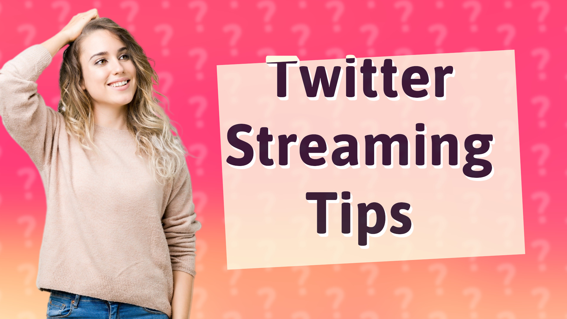 Twitter Streaming Tips