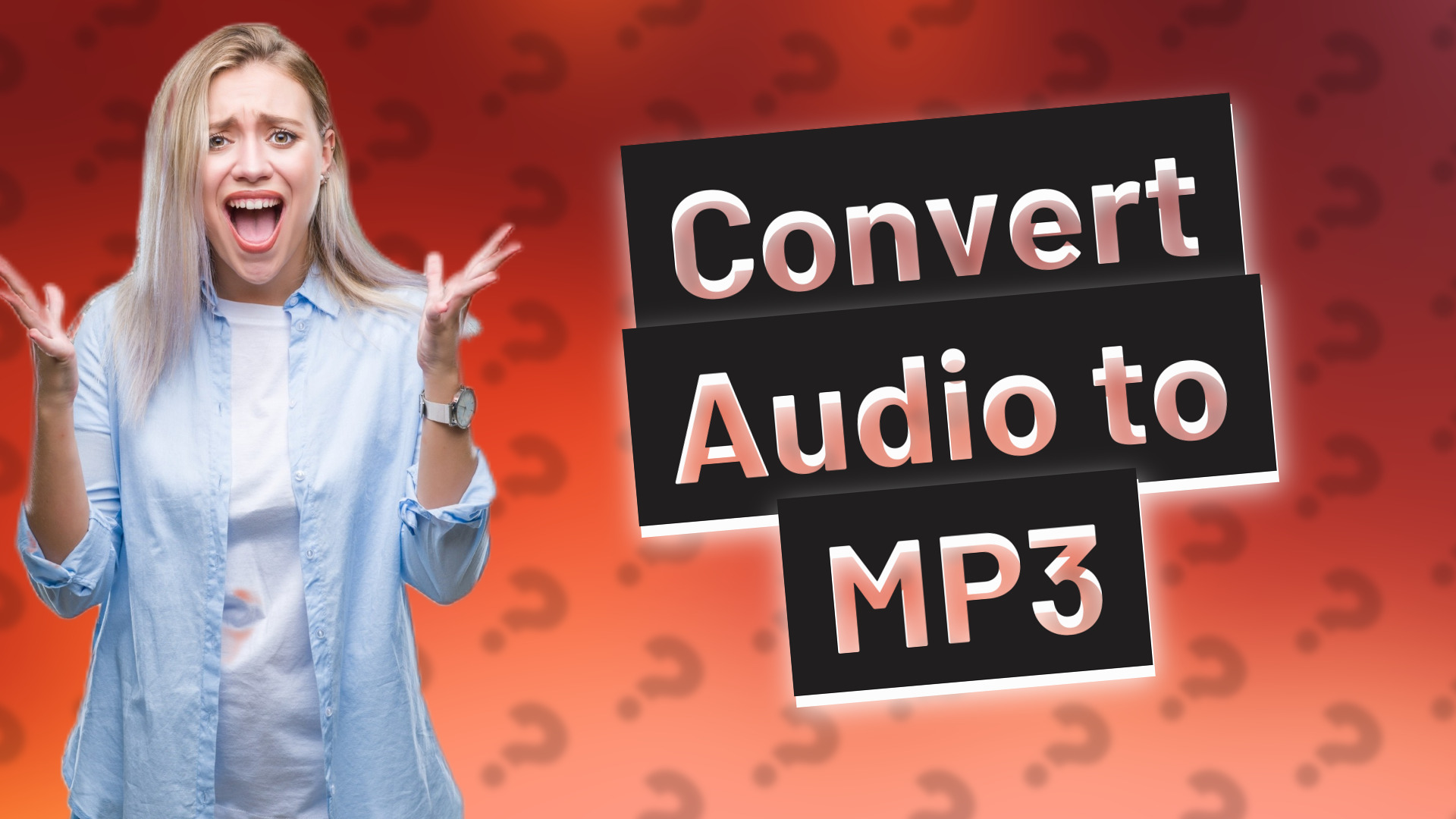 Convert Audio to MP3