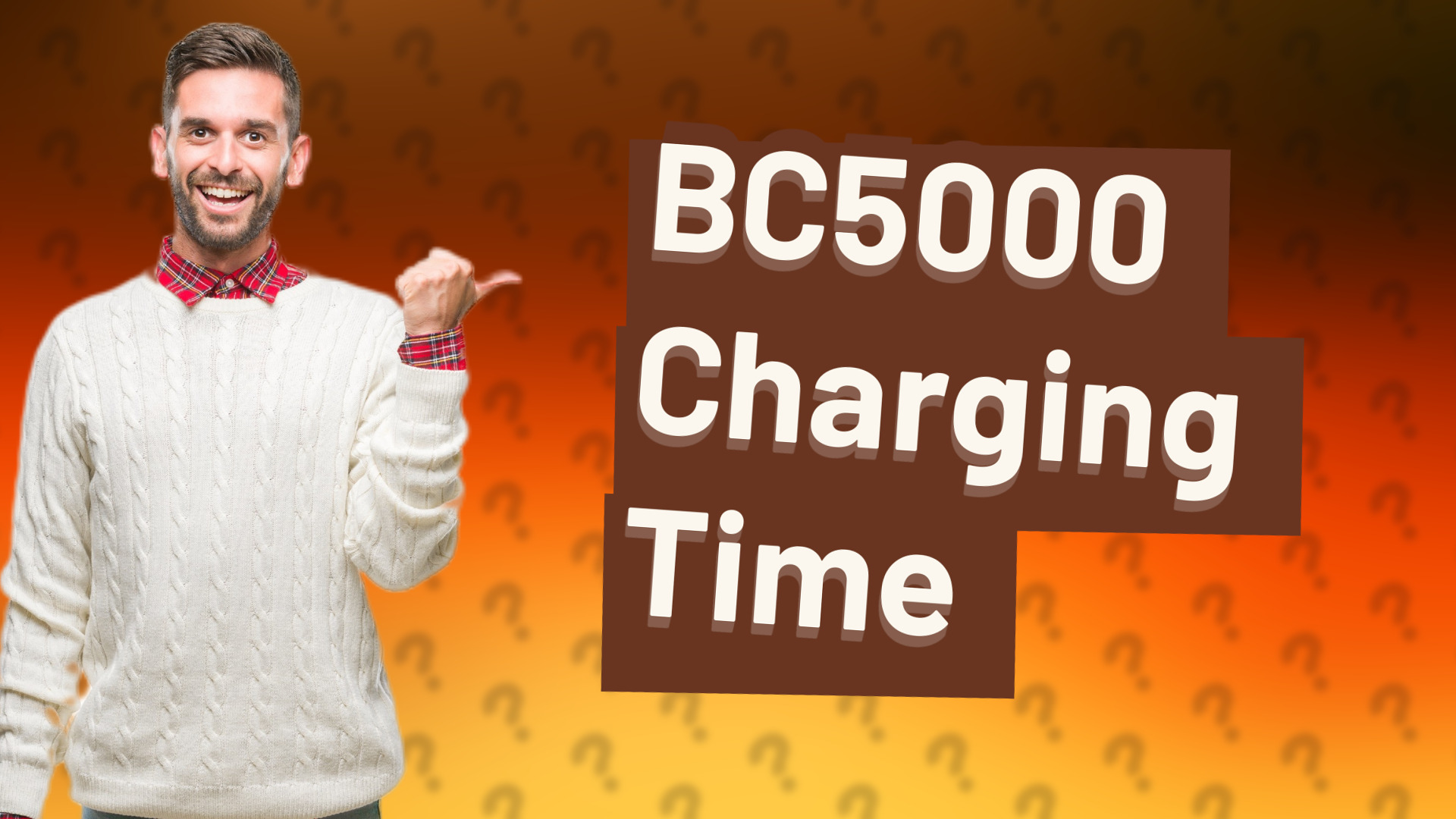 BC5000 Charging Time