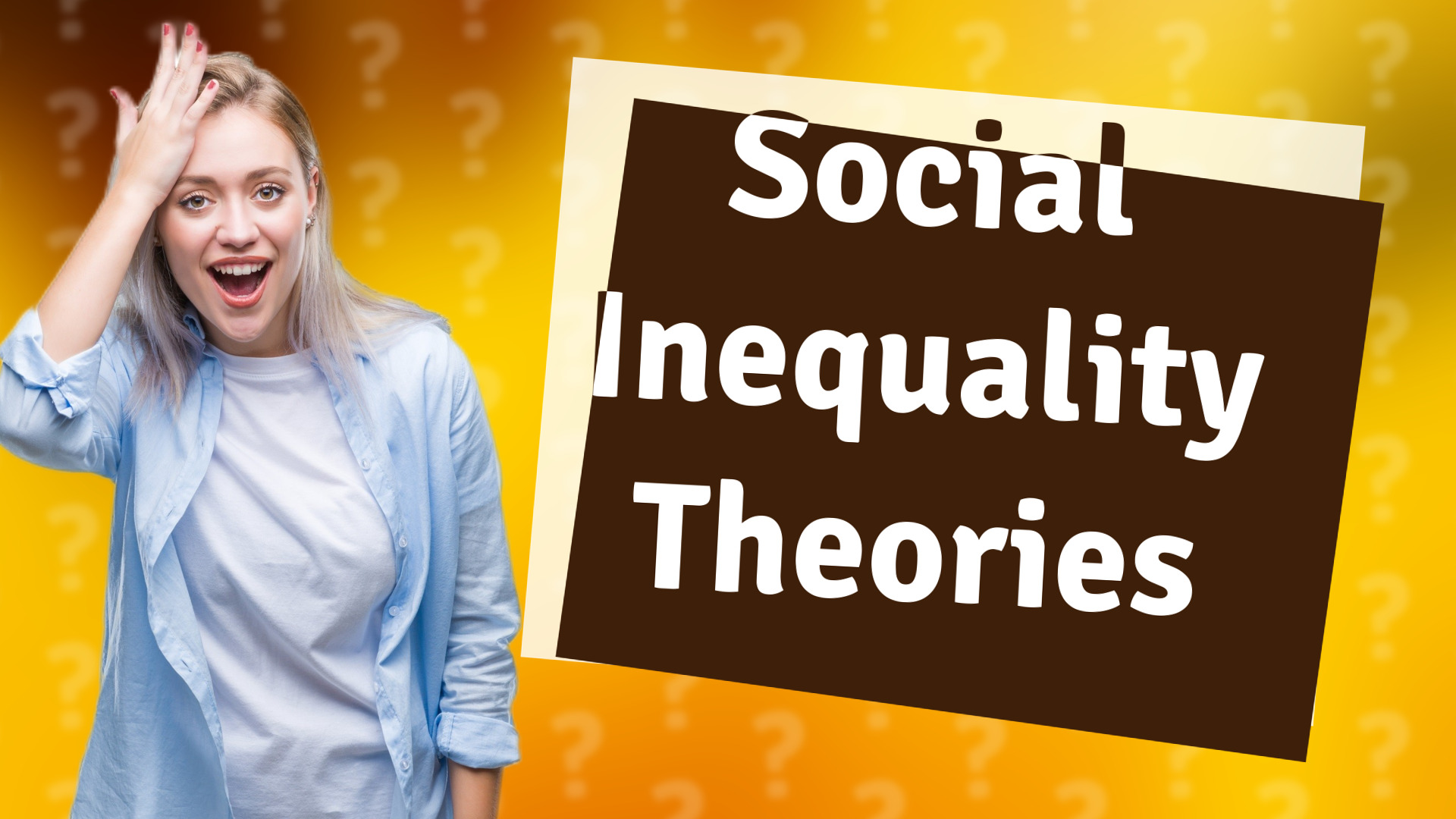 Social Inequality Theories