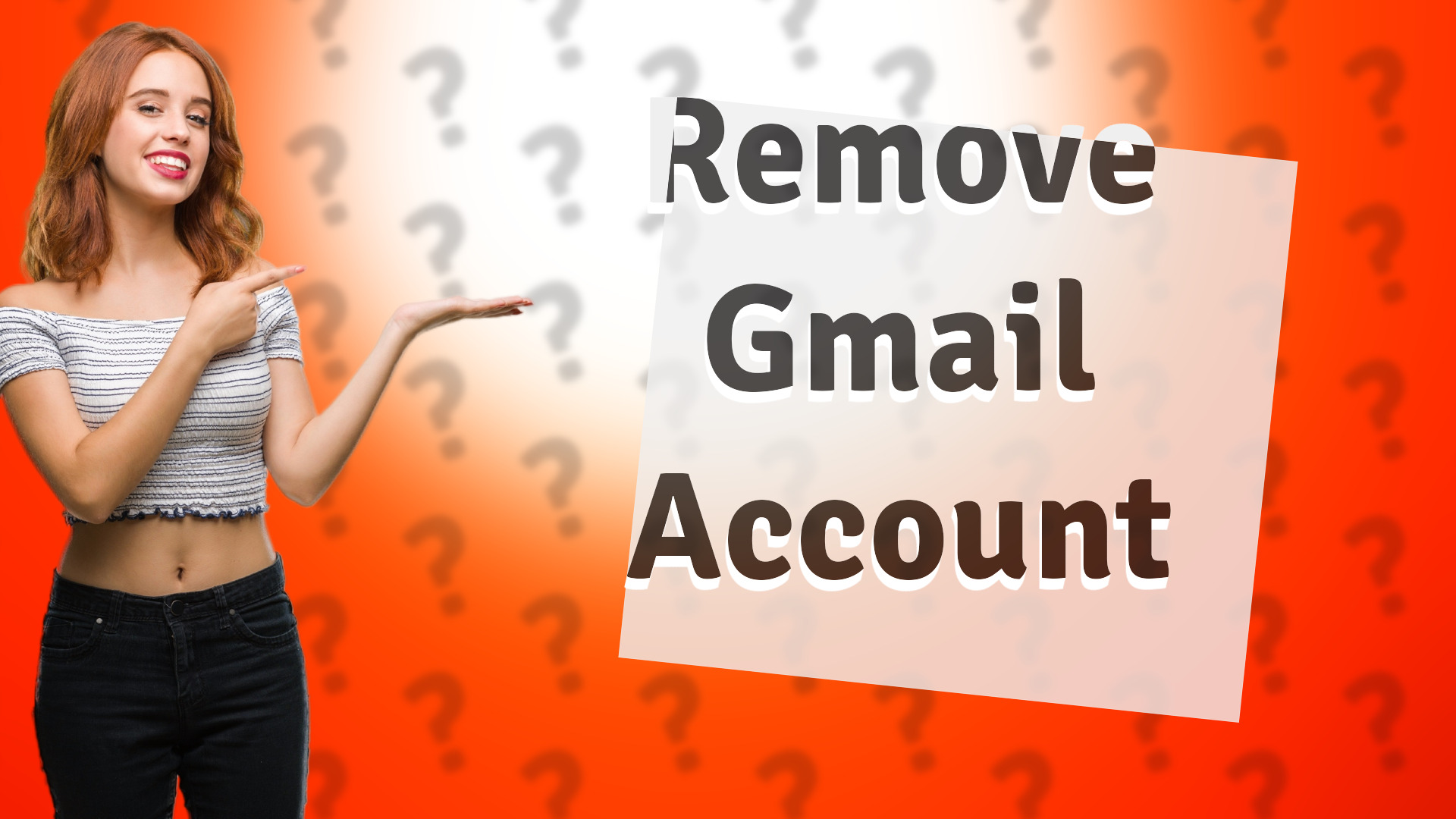Remove Gmail Account