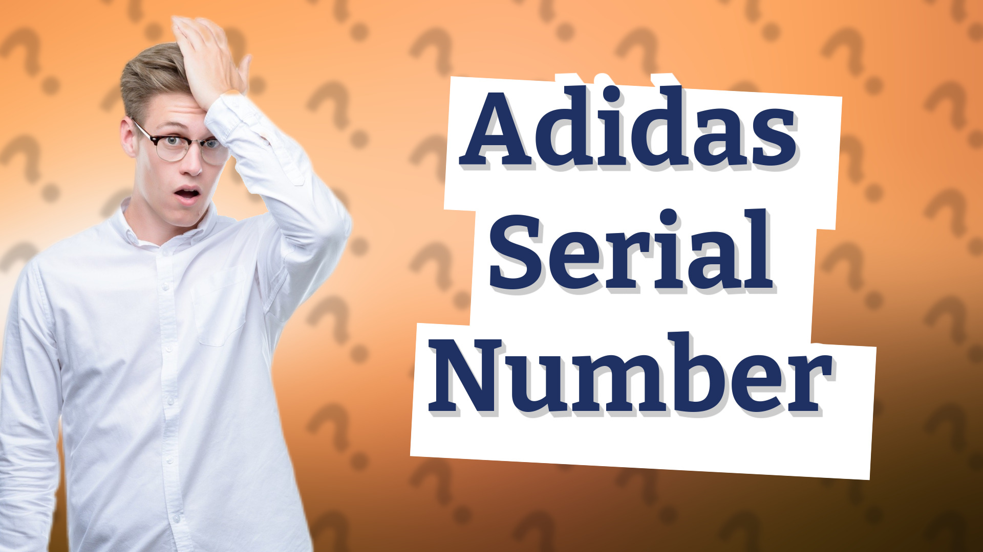 Adidas Serial Number