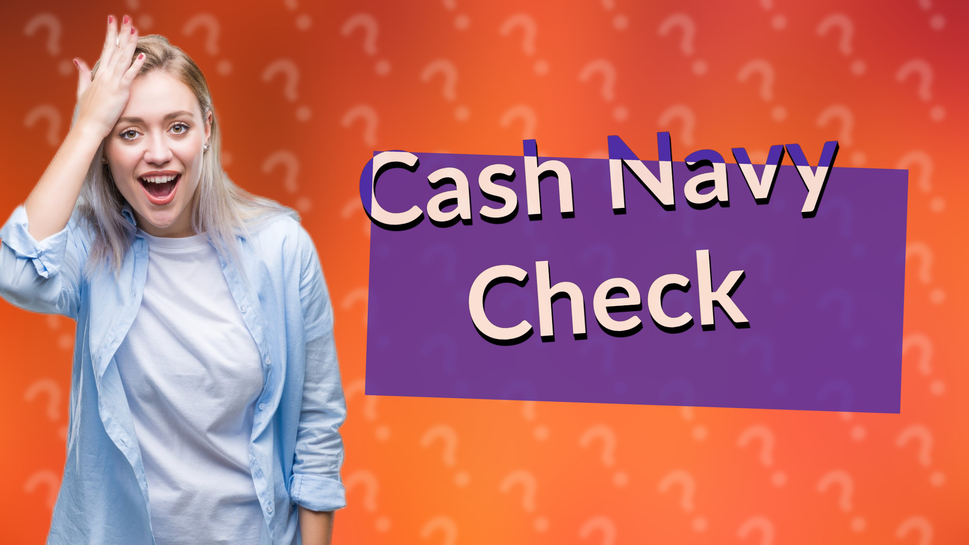 Cash Navy Check