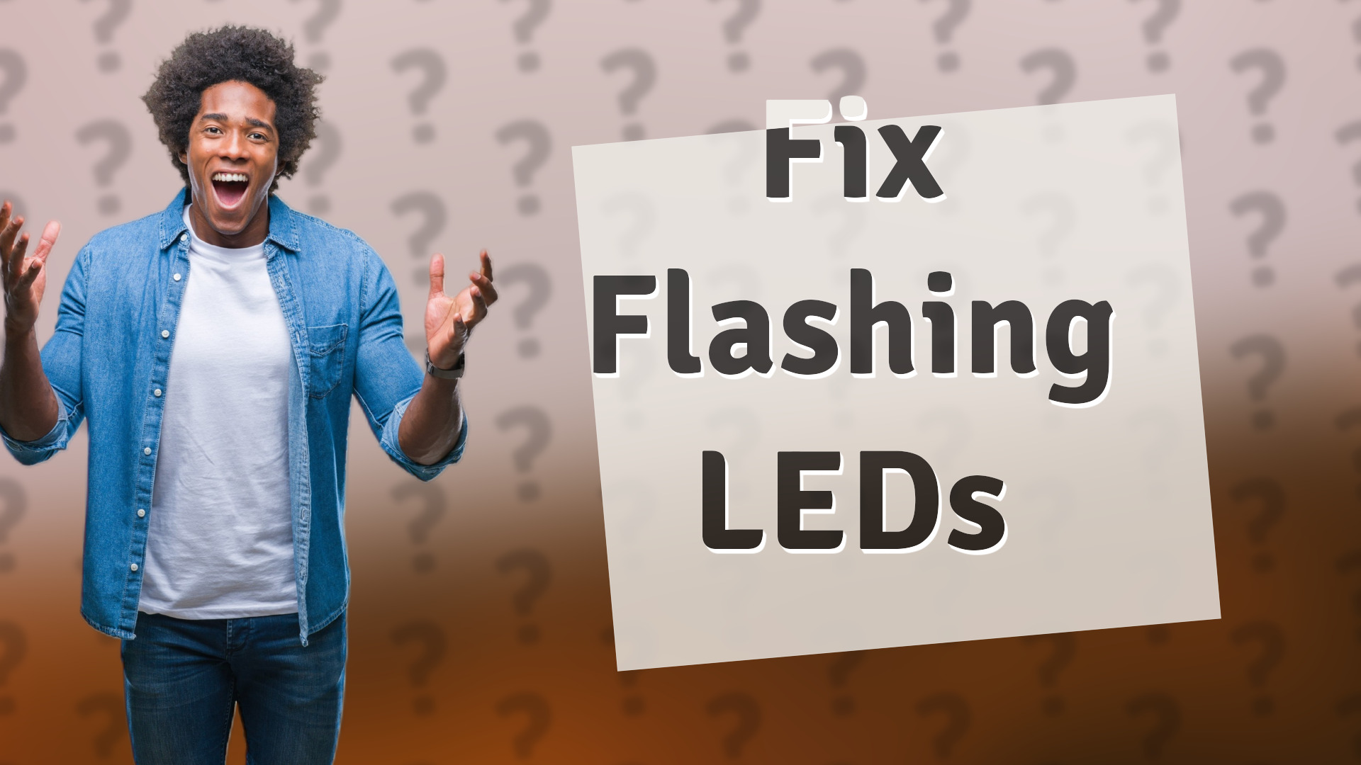 Fix Flashing LEDs