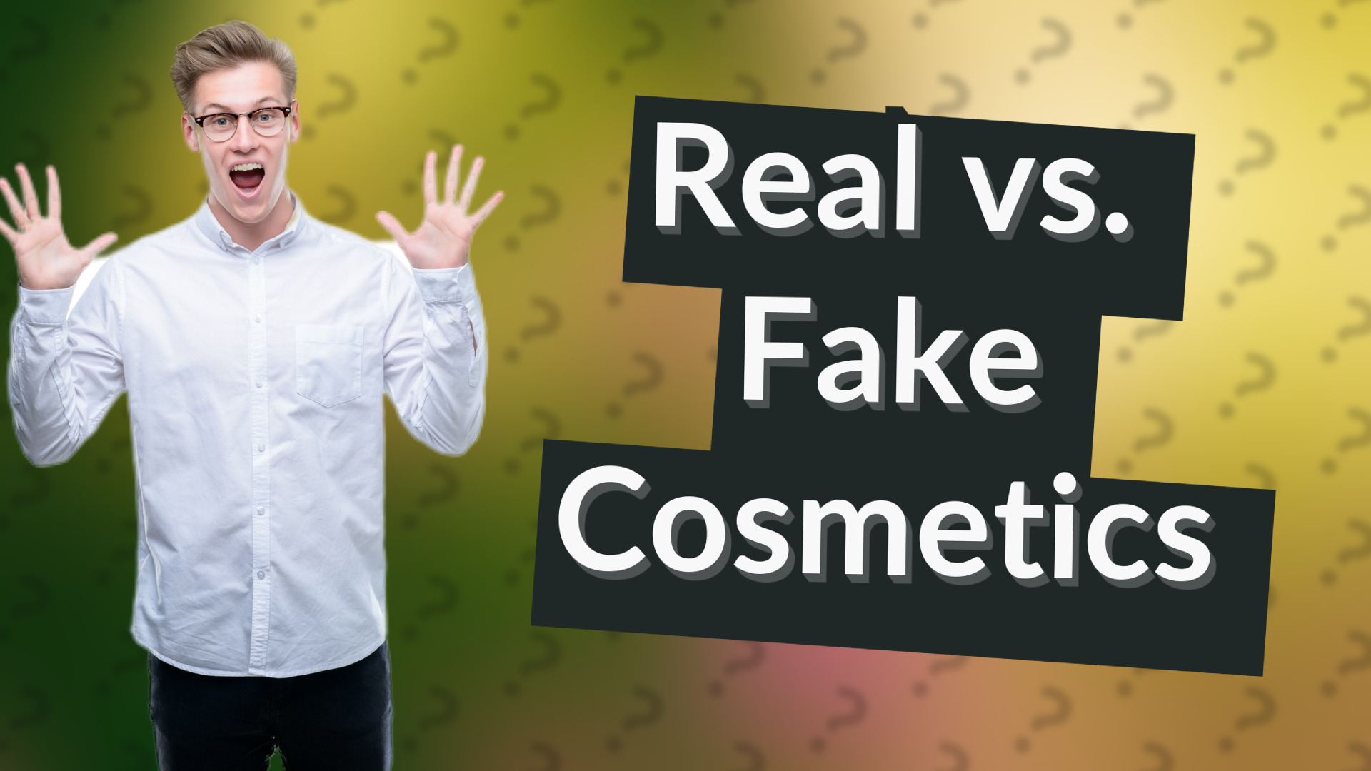 Real vs. Fake Cosmetics