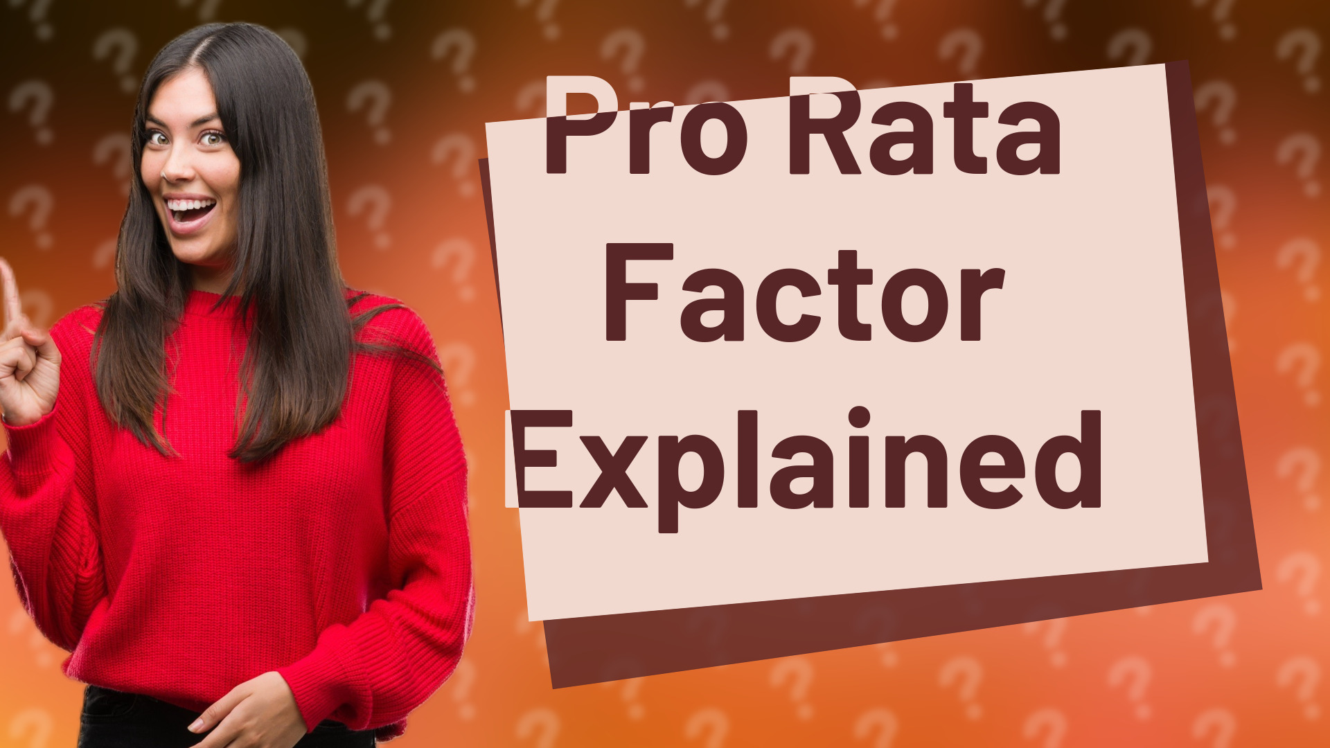 Pro Rata Factor Explained