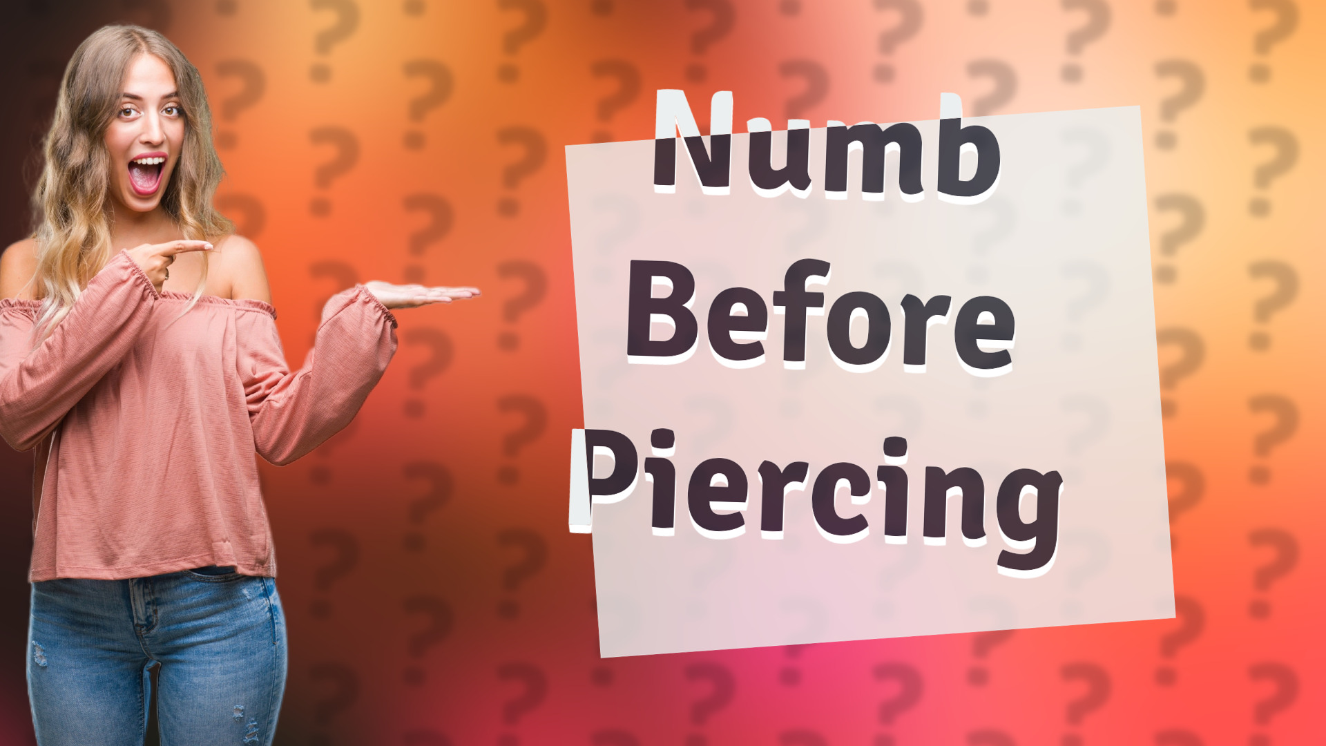 Numb Before Piercing