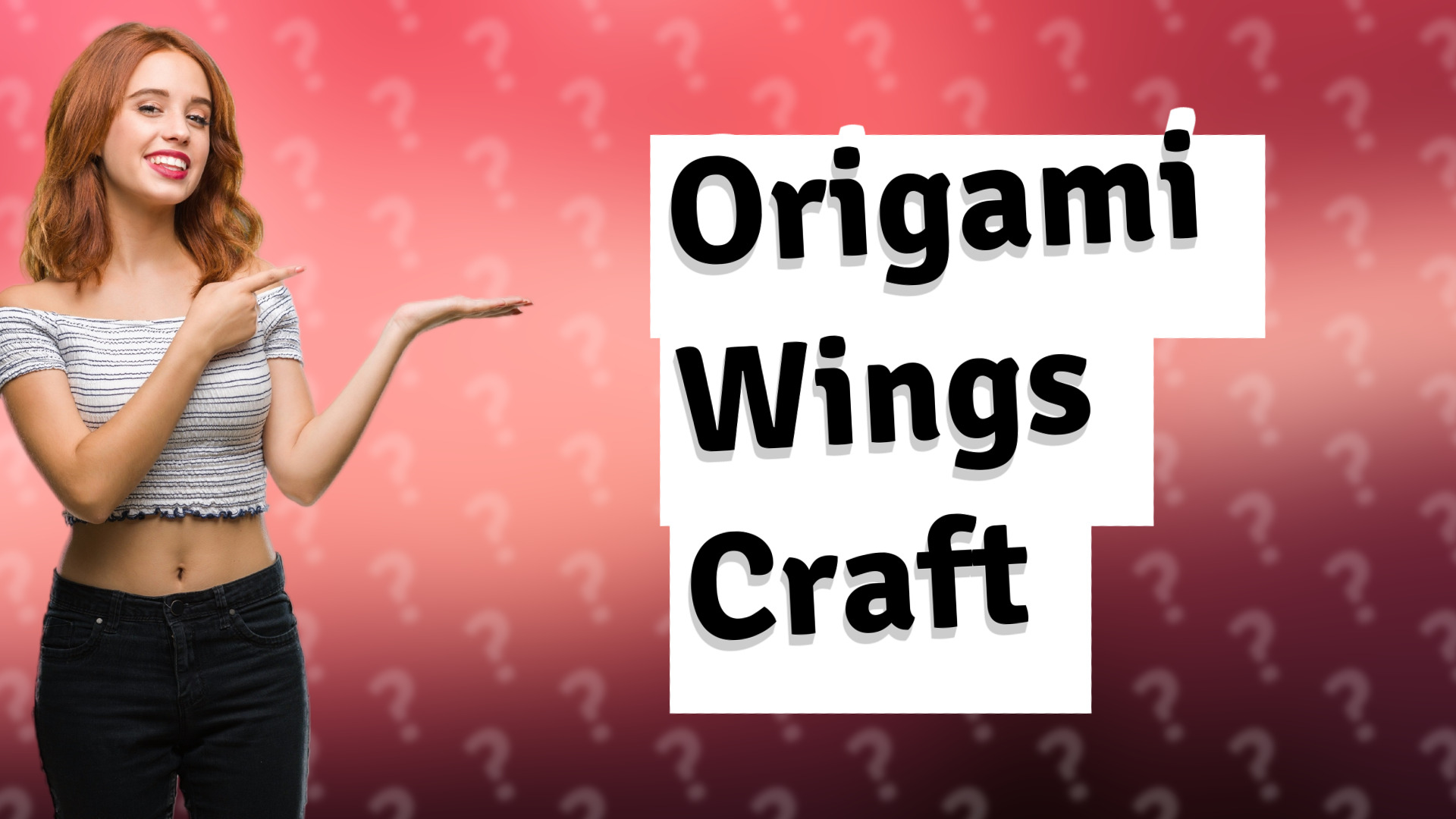 Origami Wings Craft