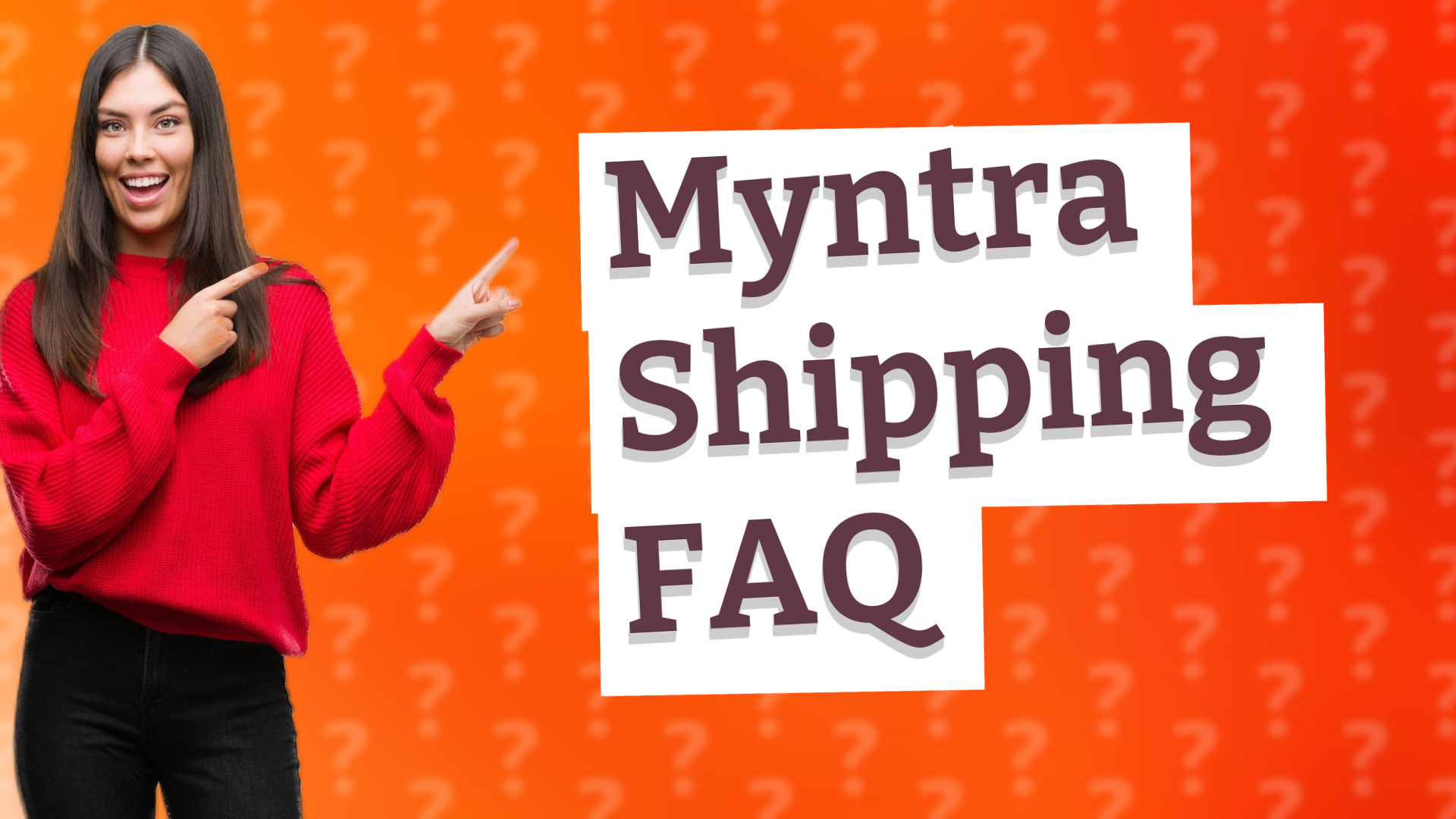 Myntra Shipping FAQ