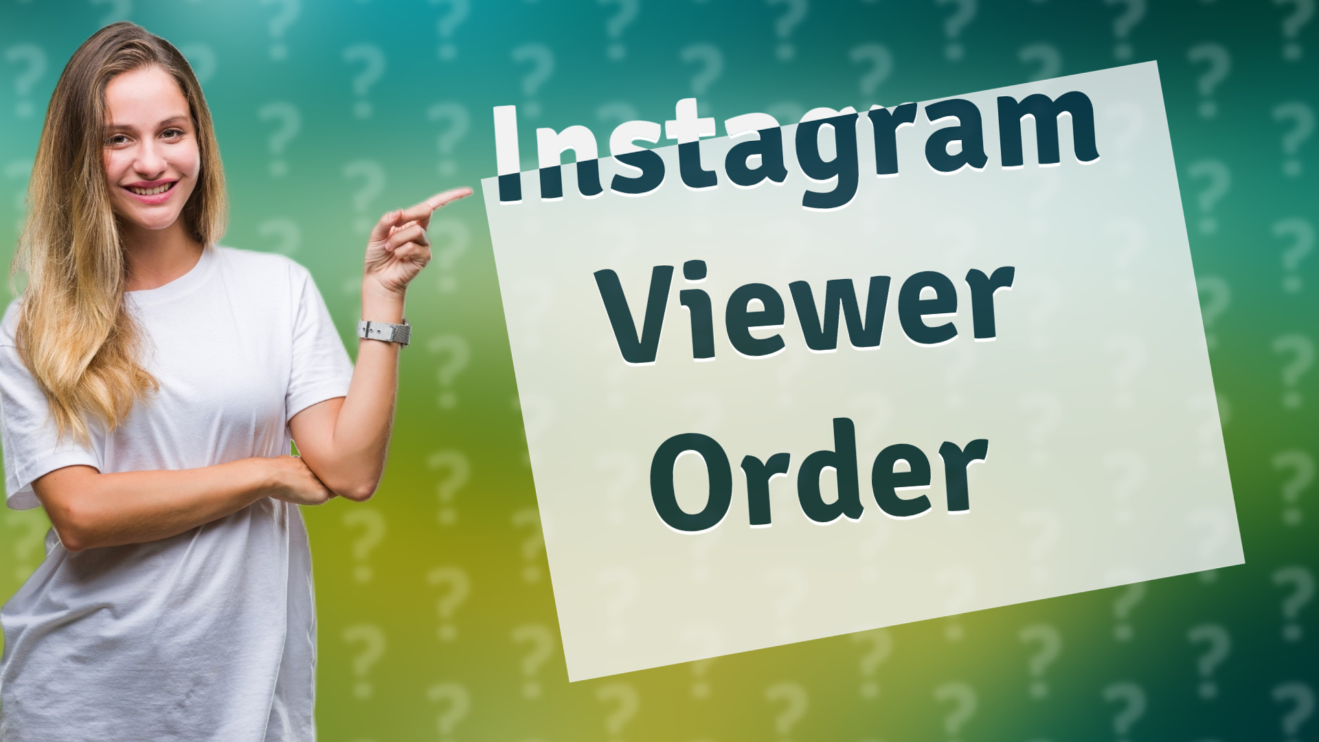 Instagram Viewer Order