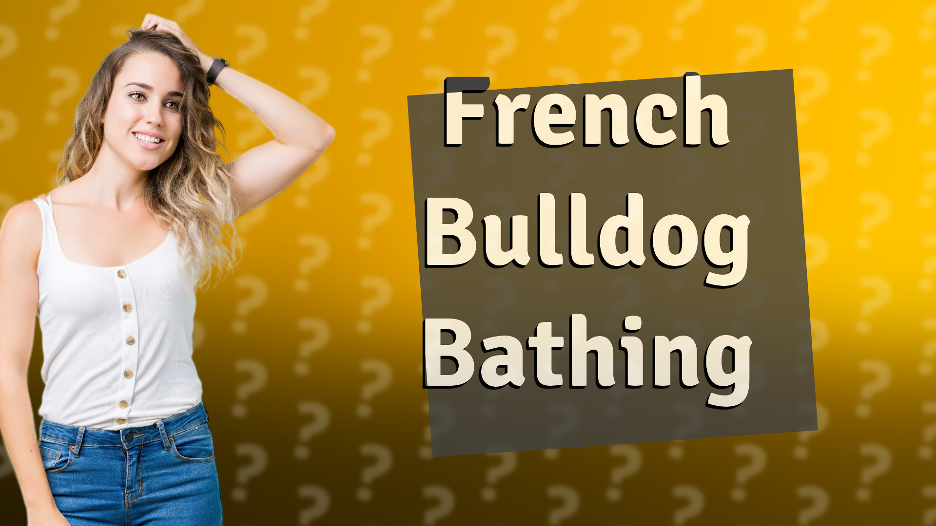French Bulldog Bathing