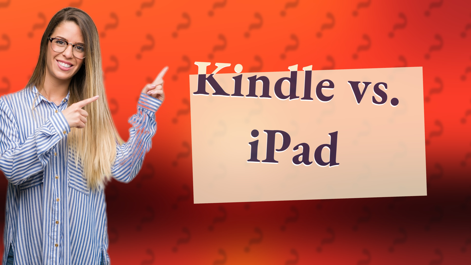 Kindle vs. iPad