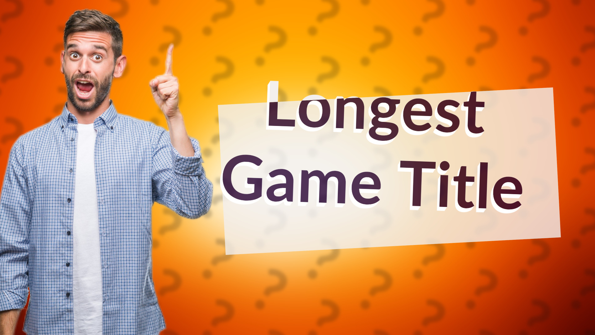 Longest Game Title