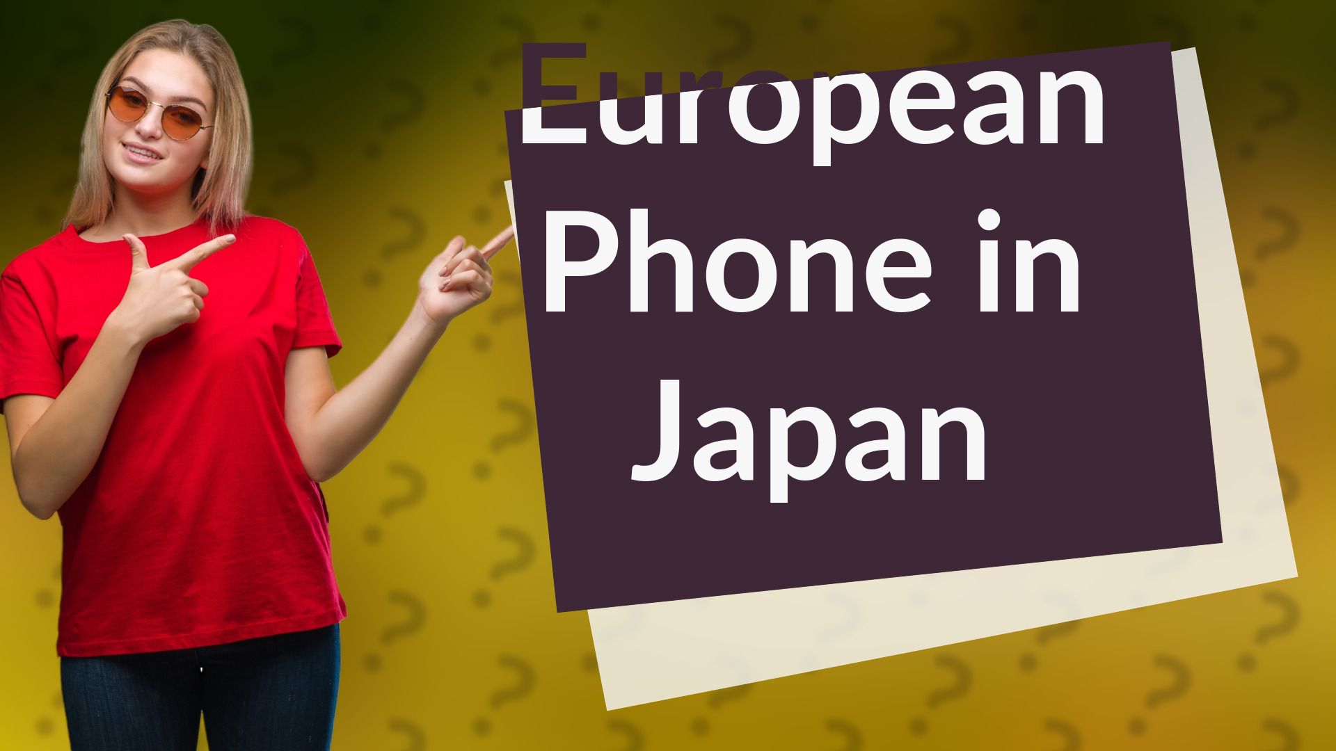 European Phone in Japan