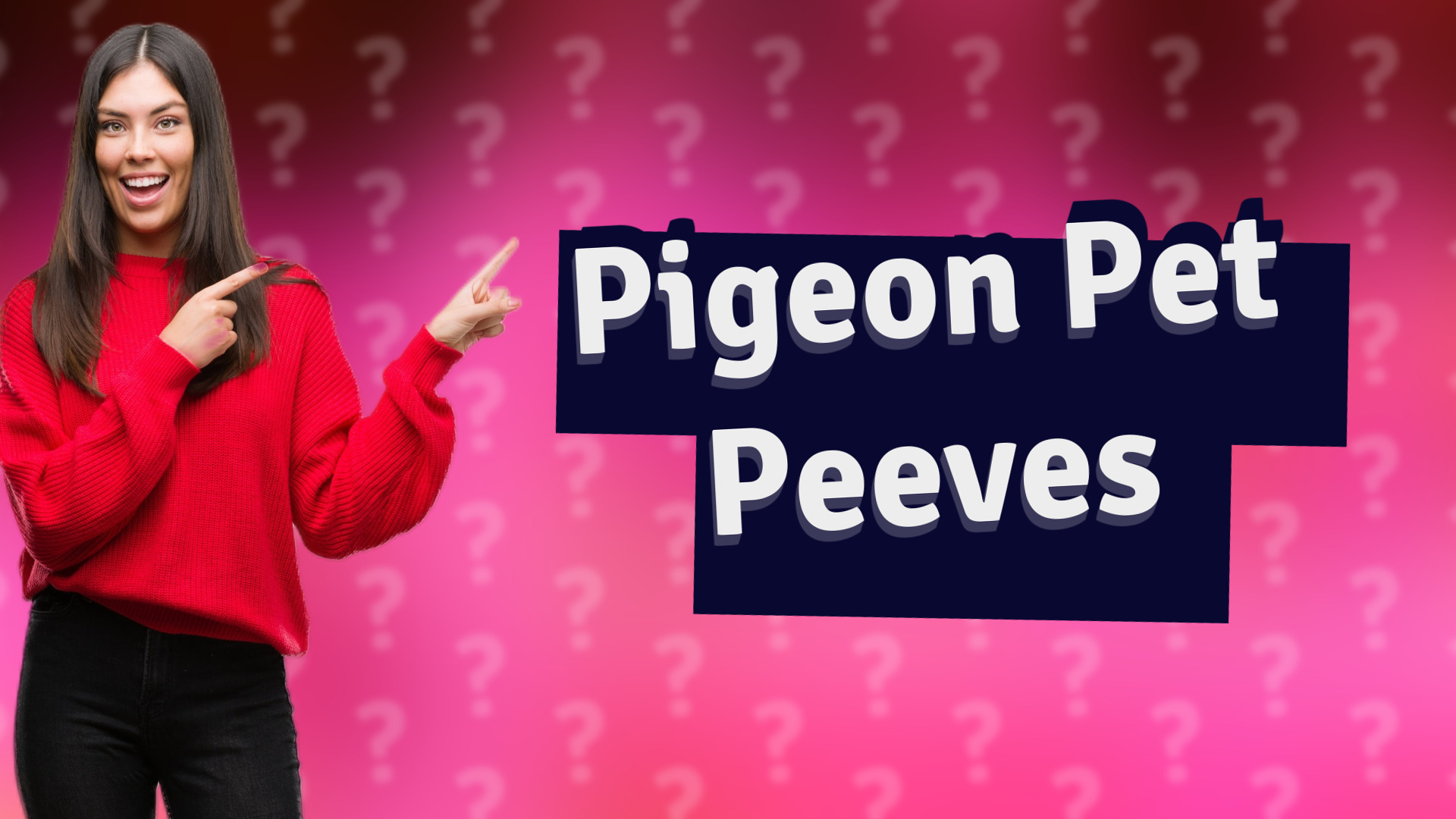 Pigeon Pet Peeves