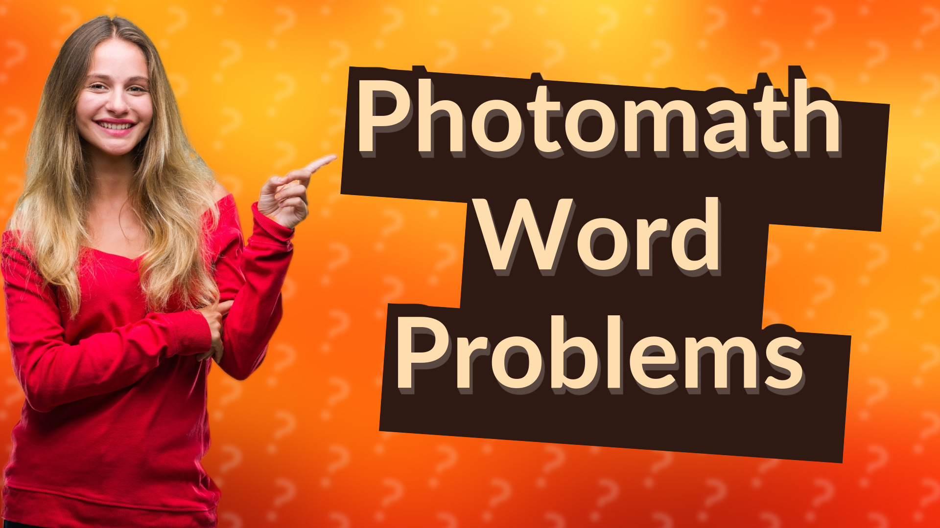 Photomath Word Problems