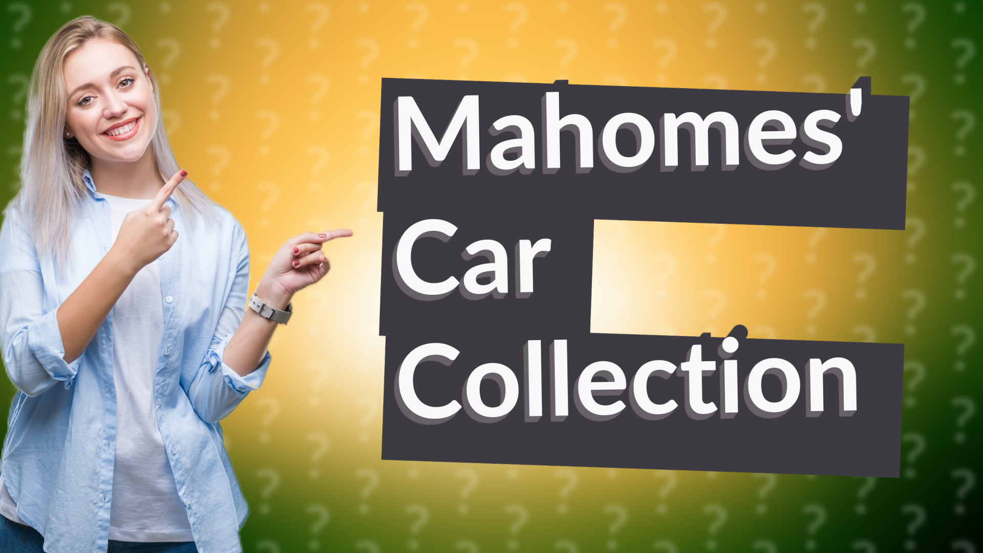 Mahomes' Car Collection