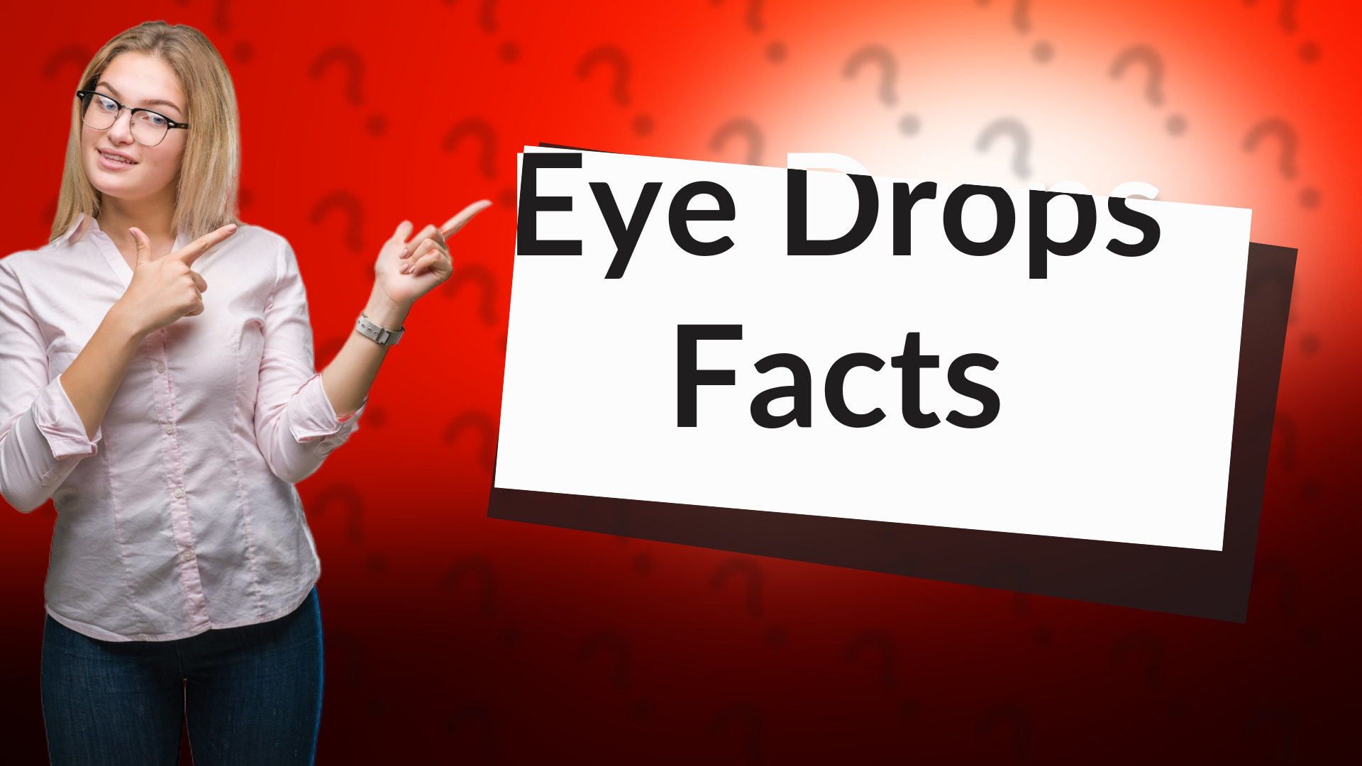 Eye Drops Facts