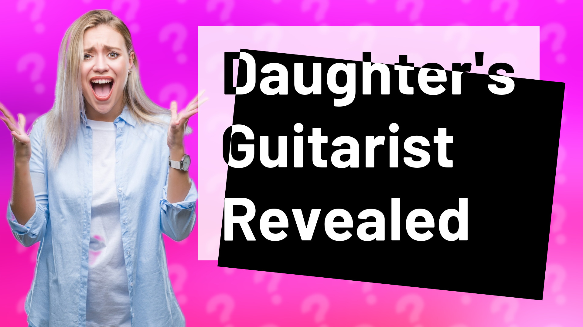 Daughter's Guitarist Revealed