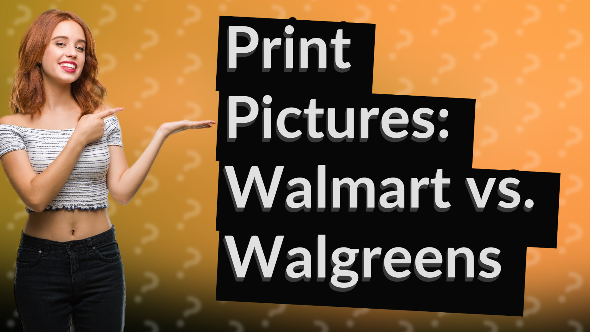 Print Pictures: Walmart vs. Walgreens