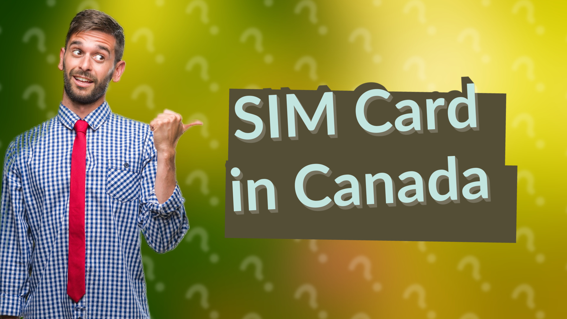 SIM Card in Canada