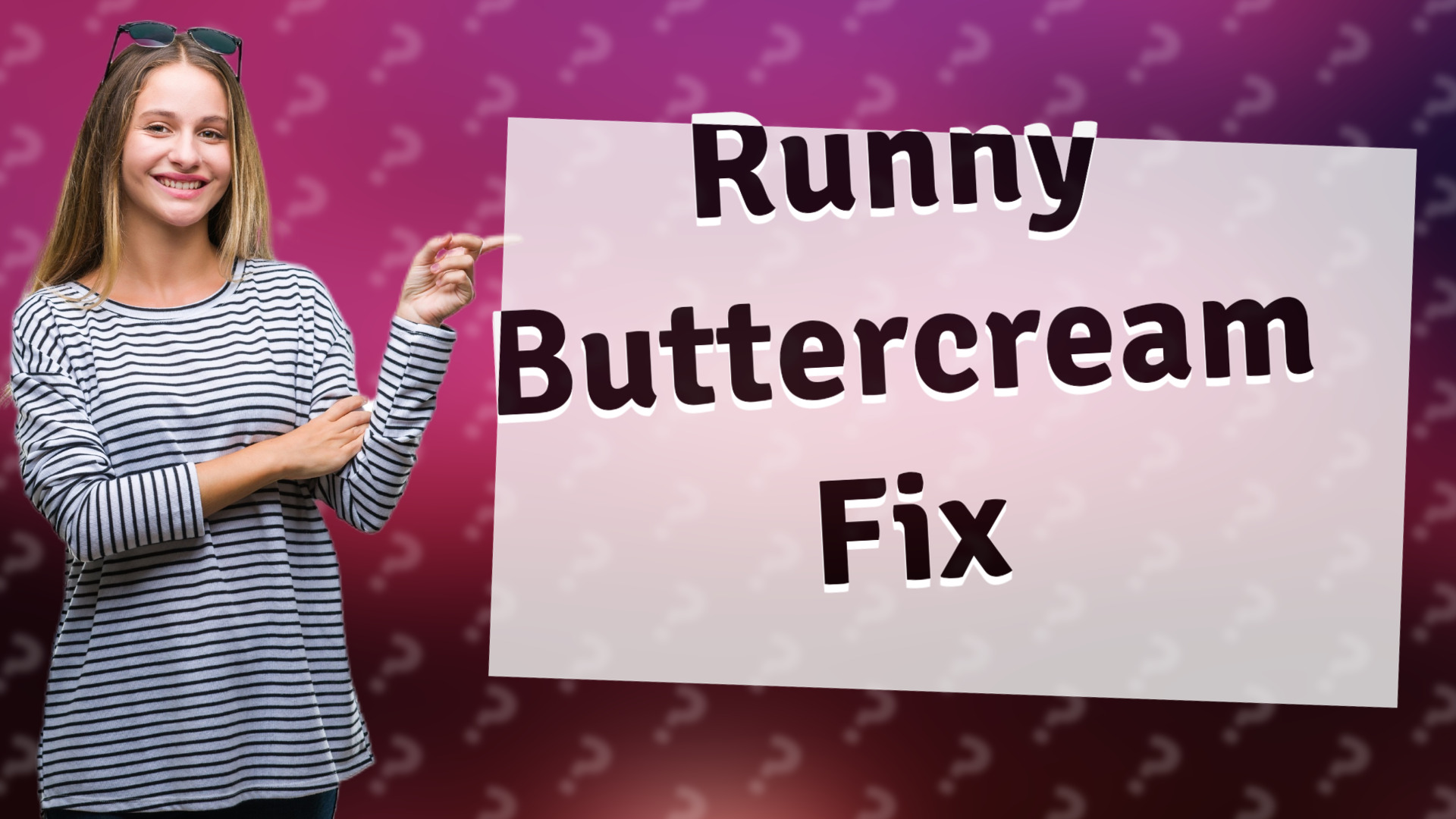 Runny Buttercream Fix