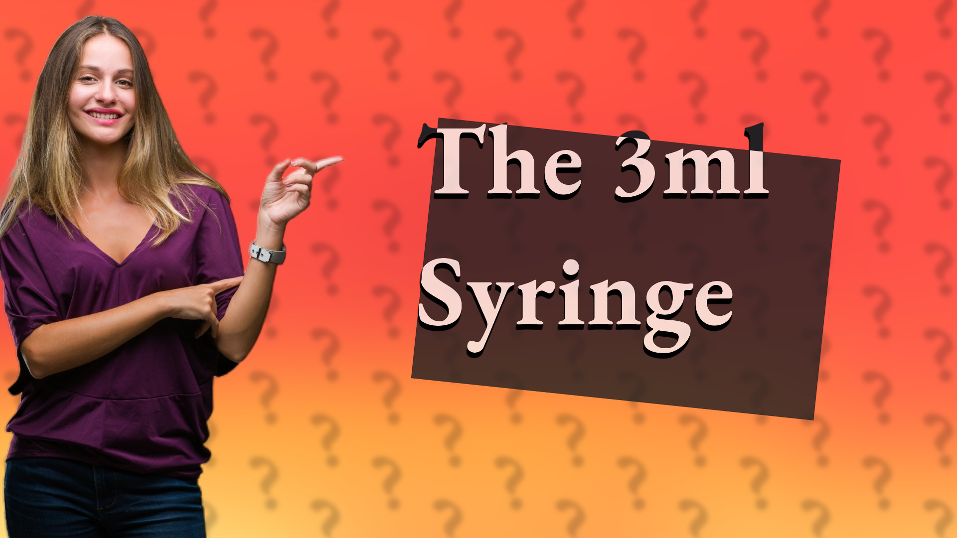 The 3ml Syringe
