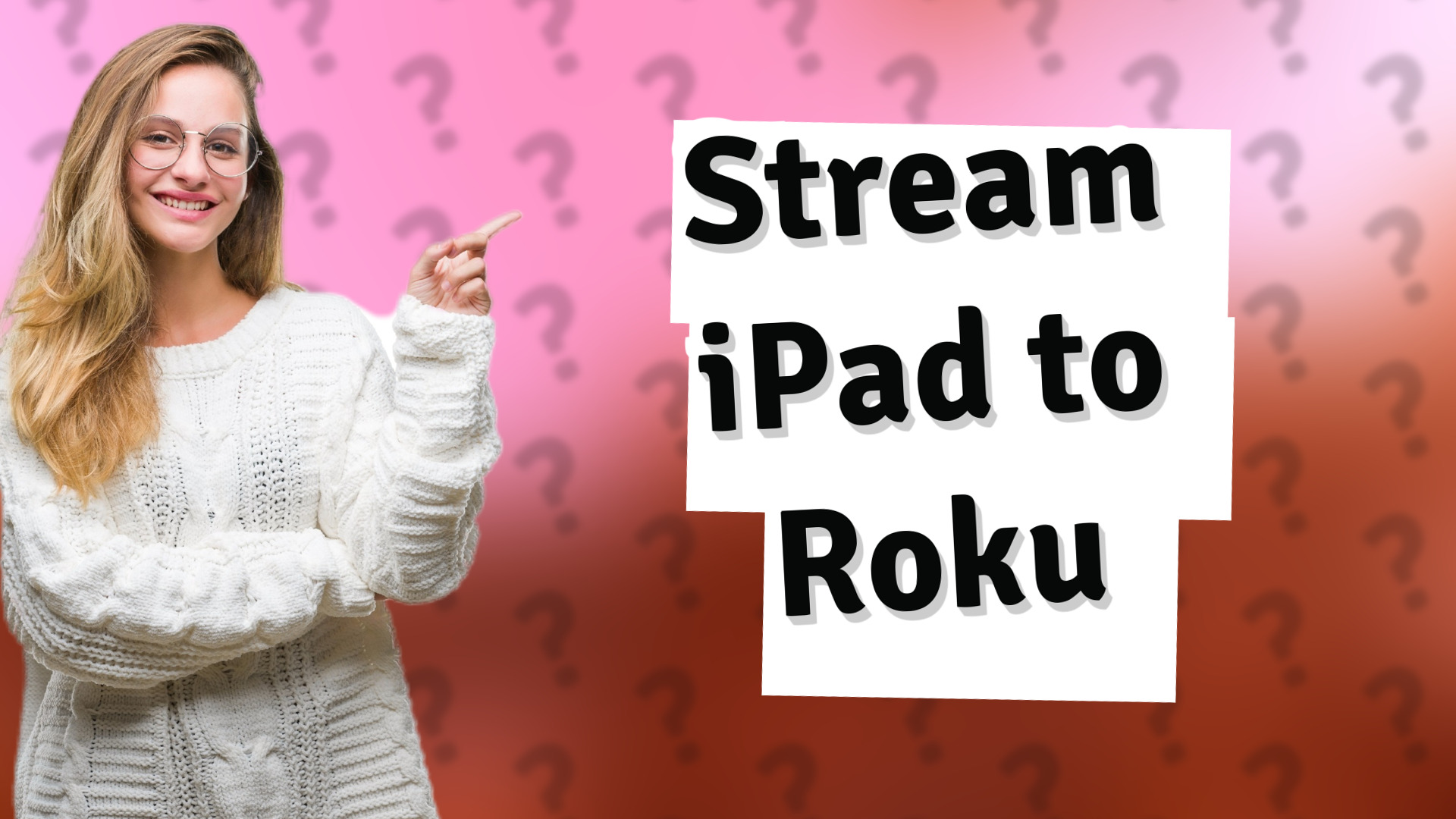 Stream iPad to Roku