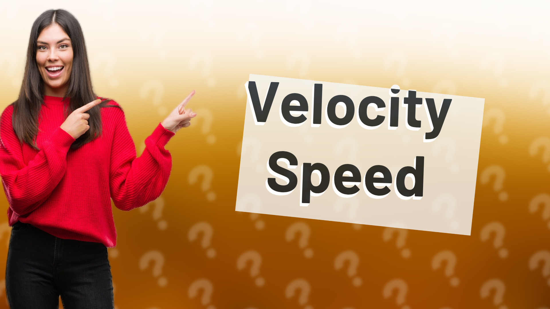 Velocity Speed