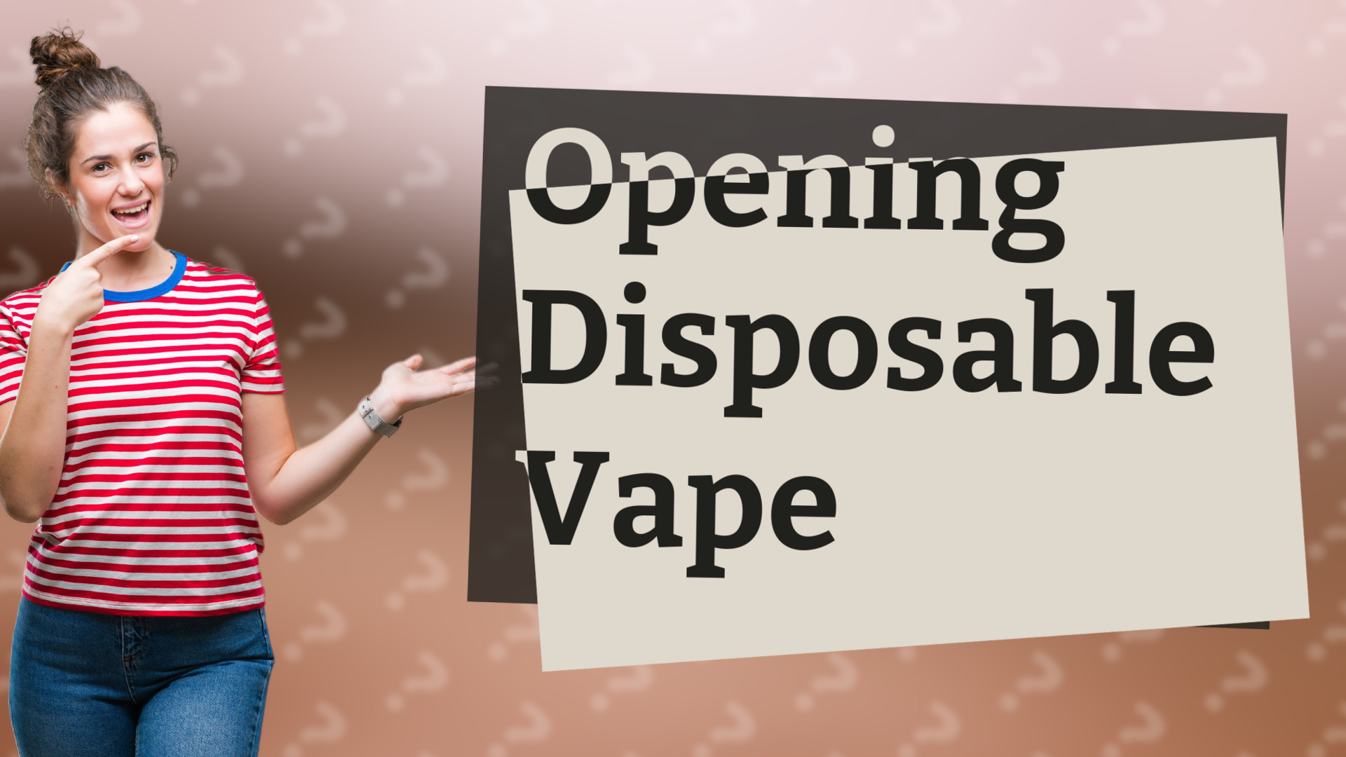 Opening Disposable Vape