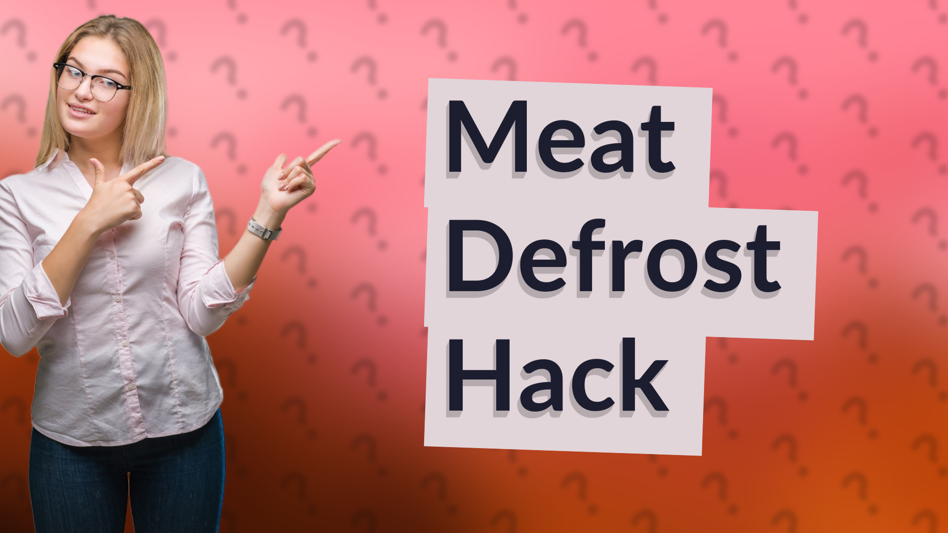 Meat Defrost Hack