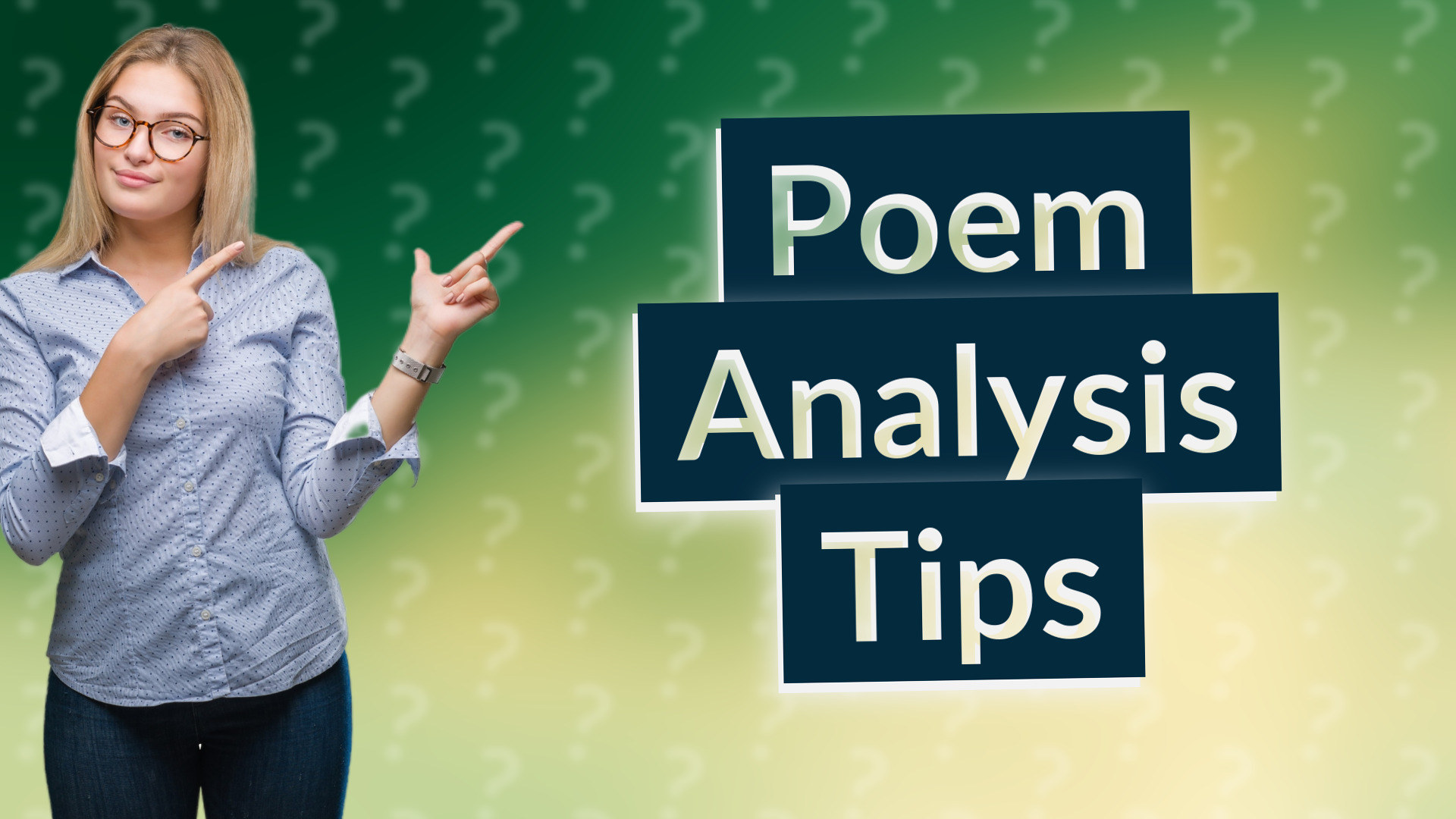 Poem Analysis Tips