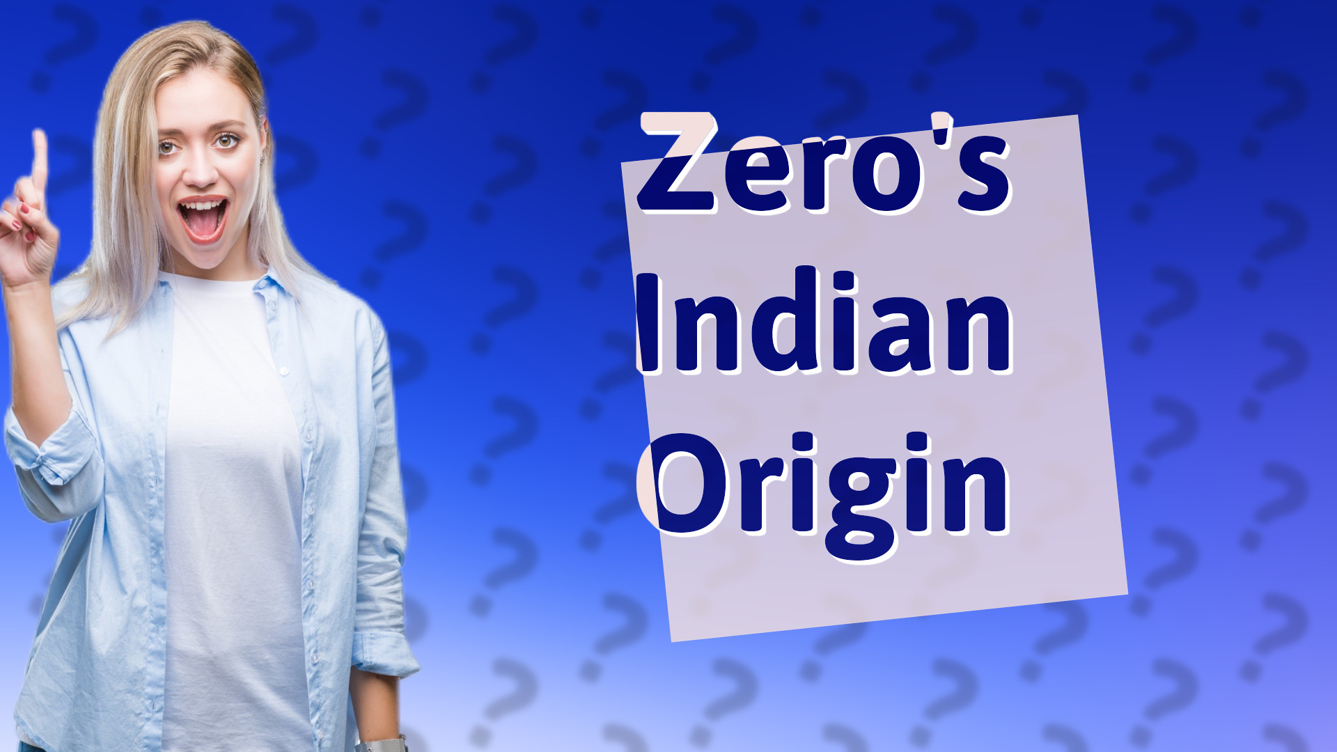 Zero's Indian Origin