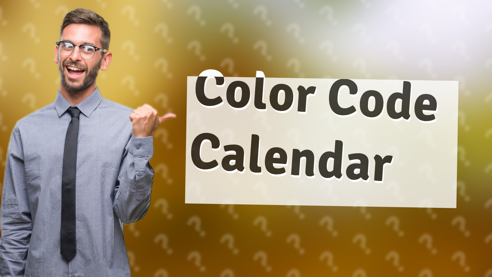 Color Code Calendar