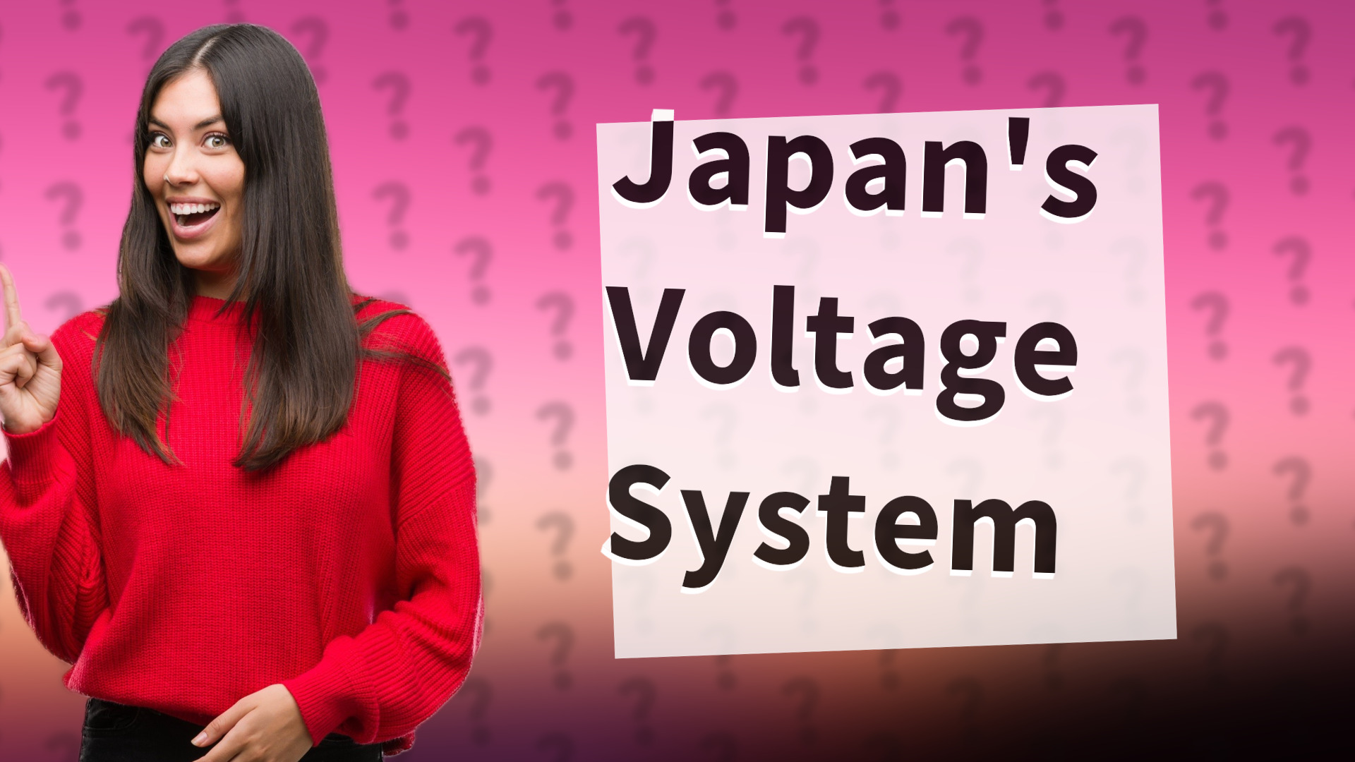 Japan's Voltage System