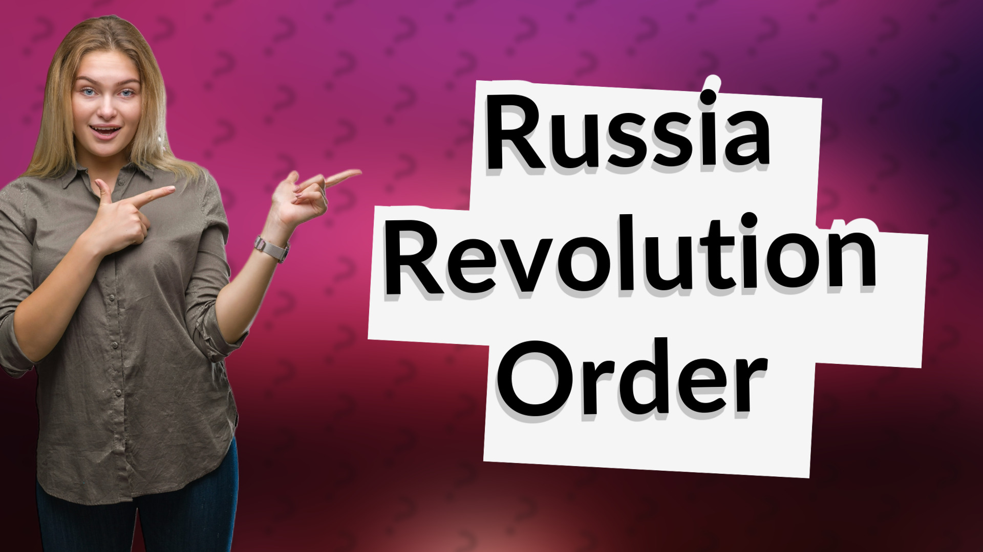 Russia Revolution Order