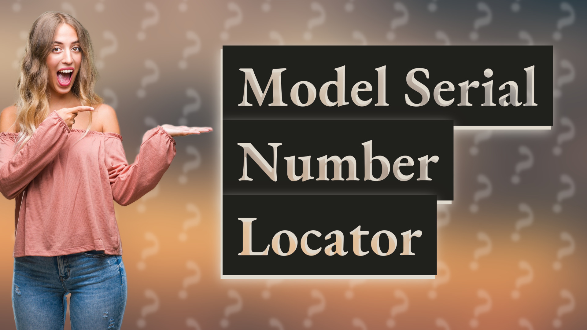 Model Serial Number Locator