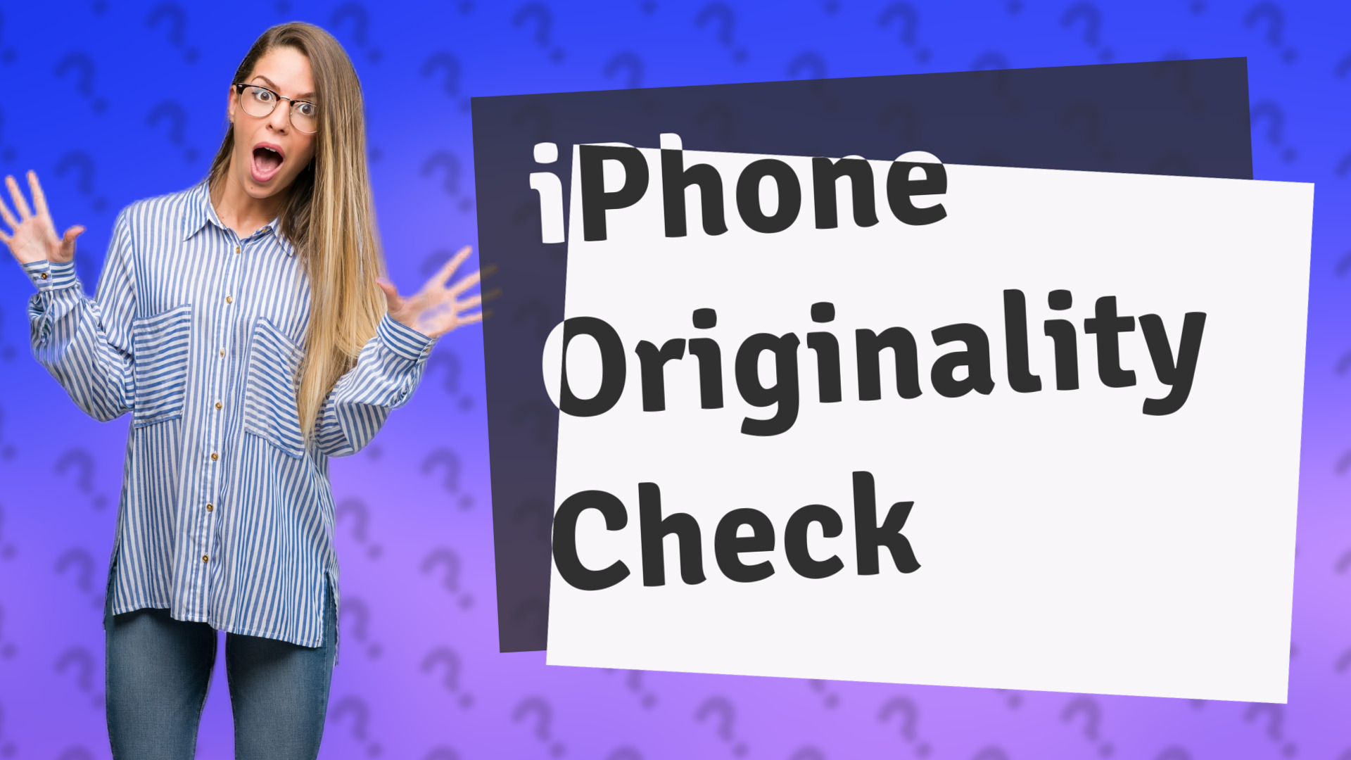 iPhone Originality Check