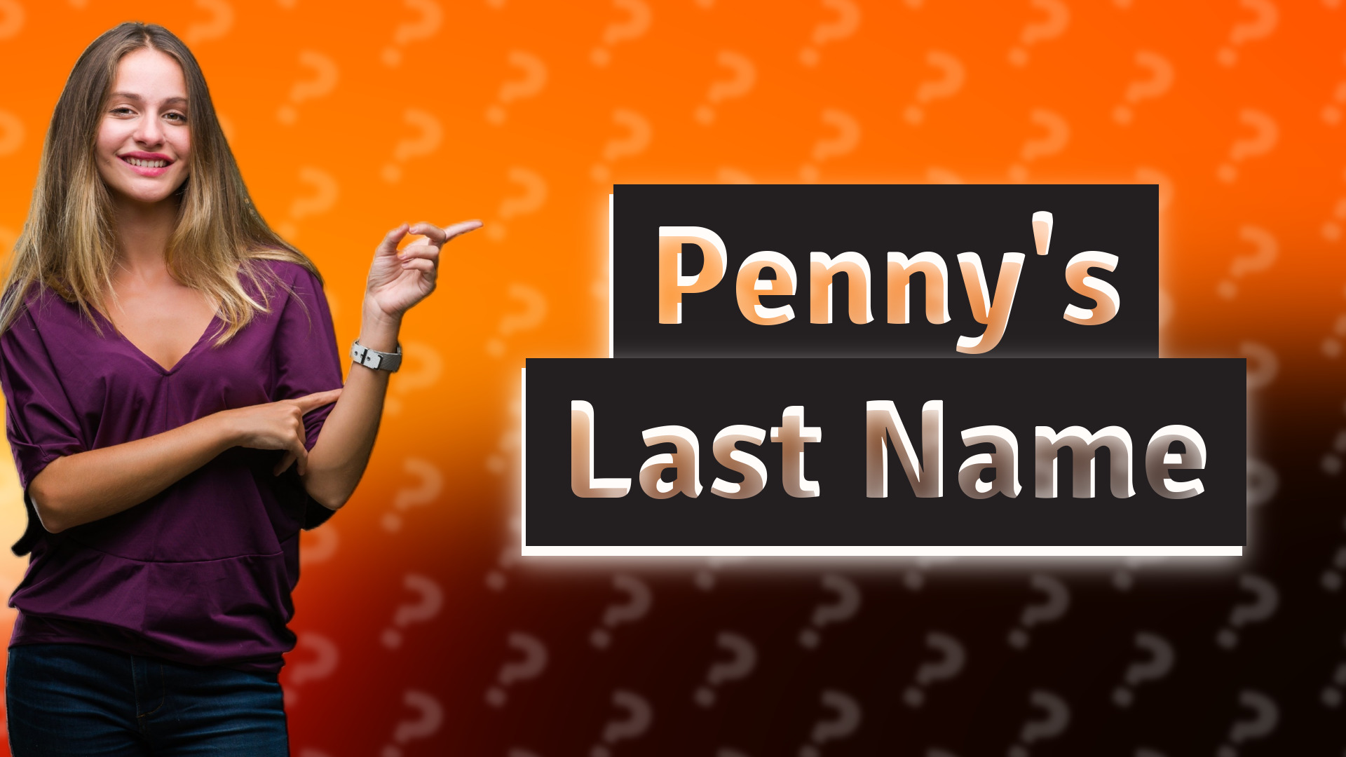 Penny's Last Name