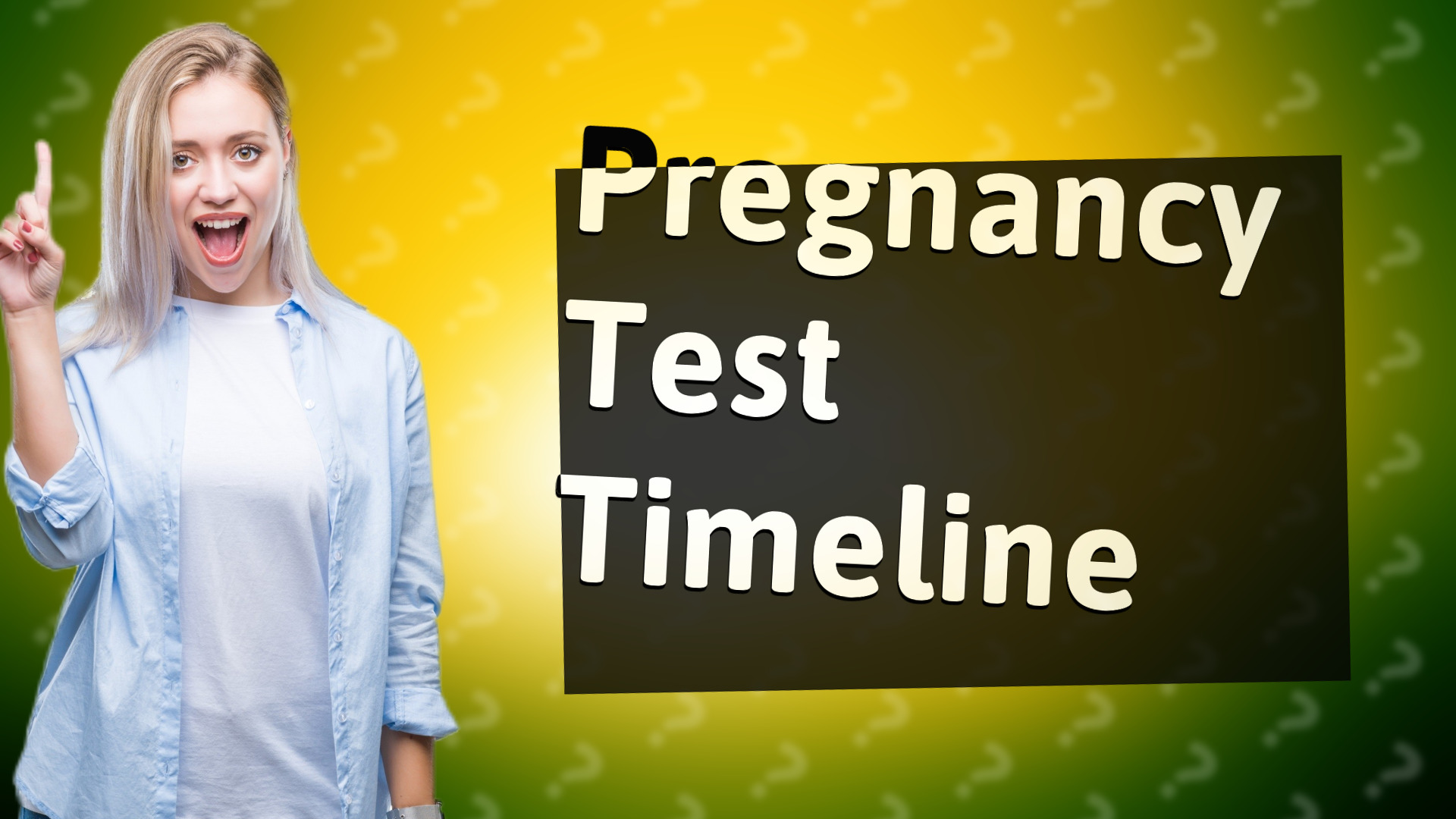Pregnancy Test Timeline