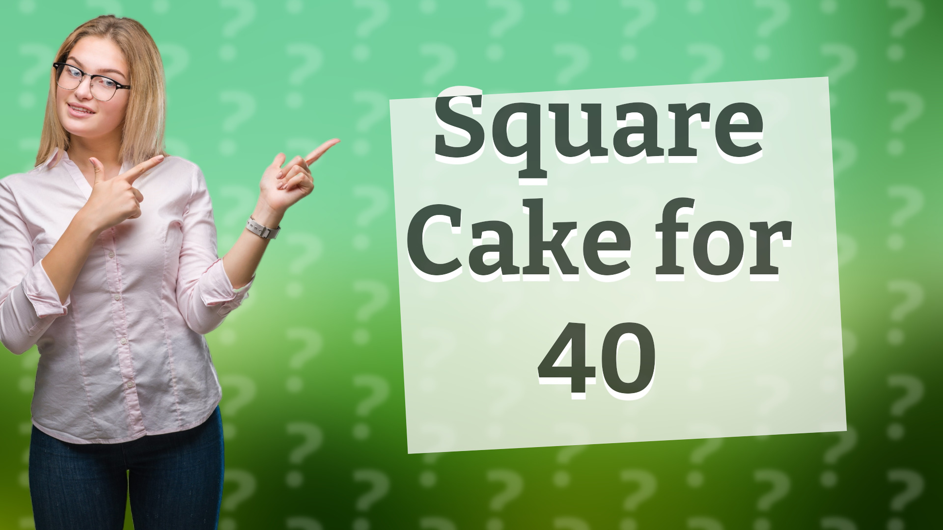 Square Cake for 40